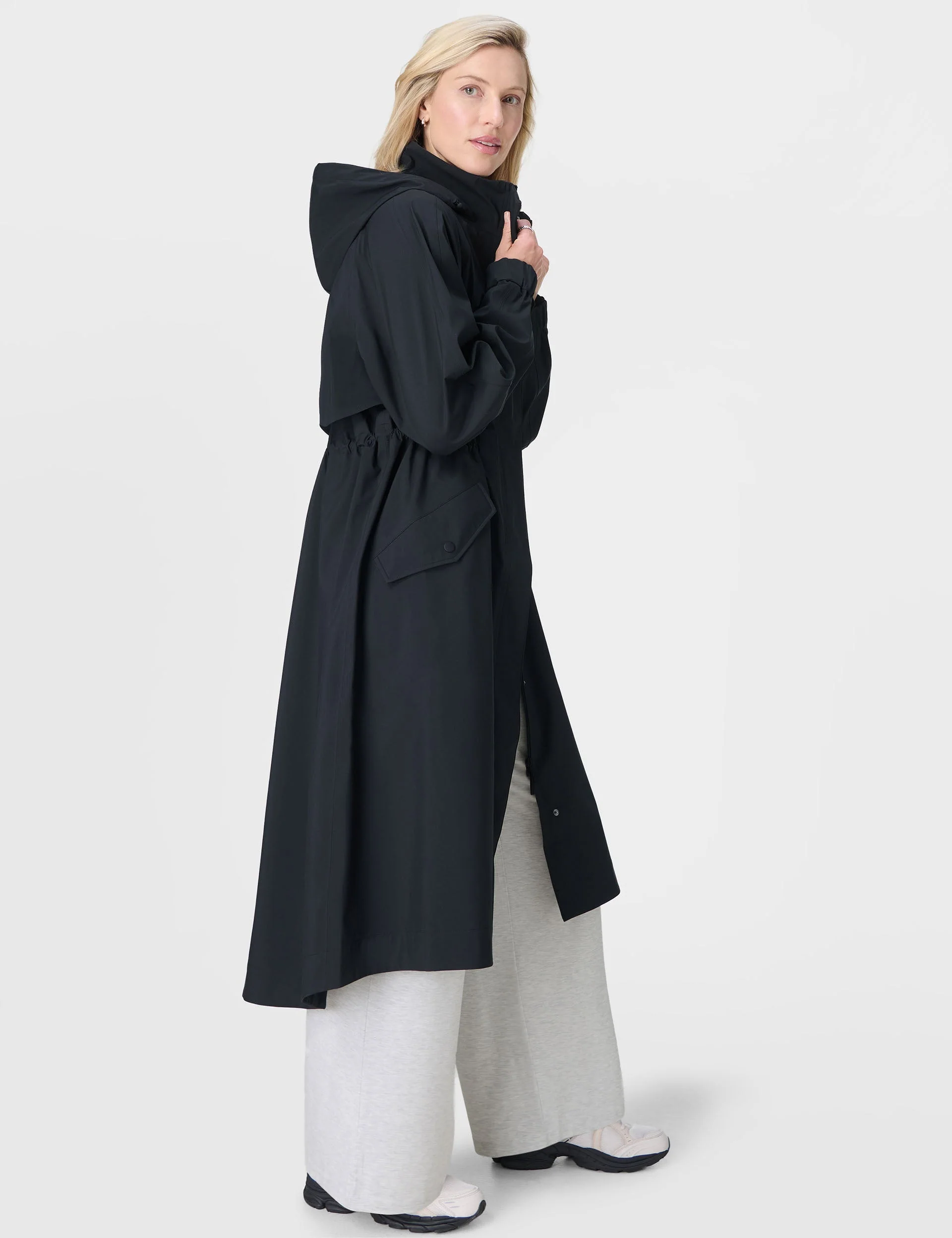 Motion Technical Longline Parka - Black