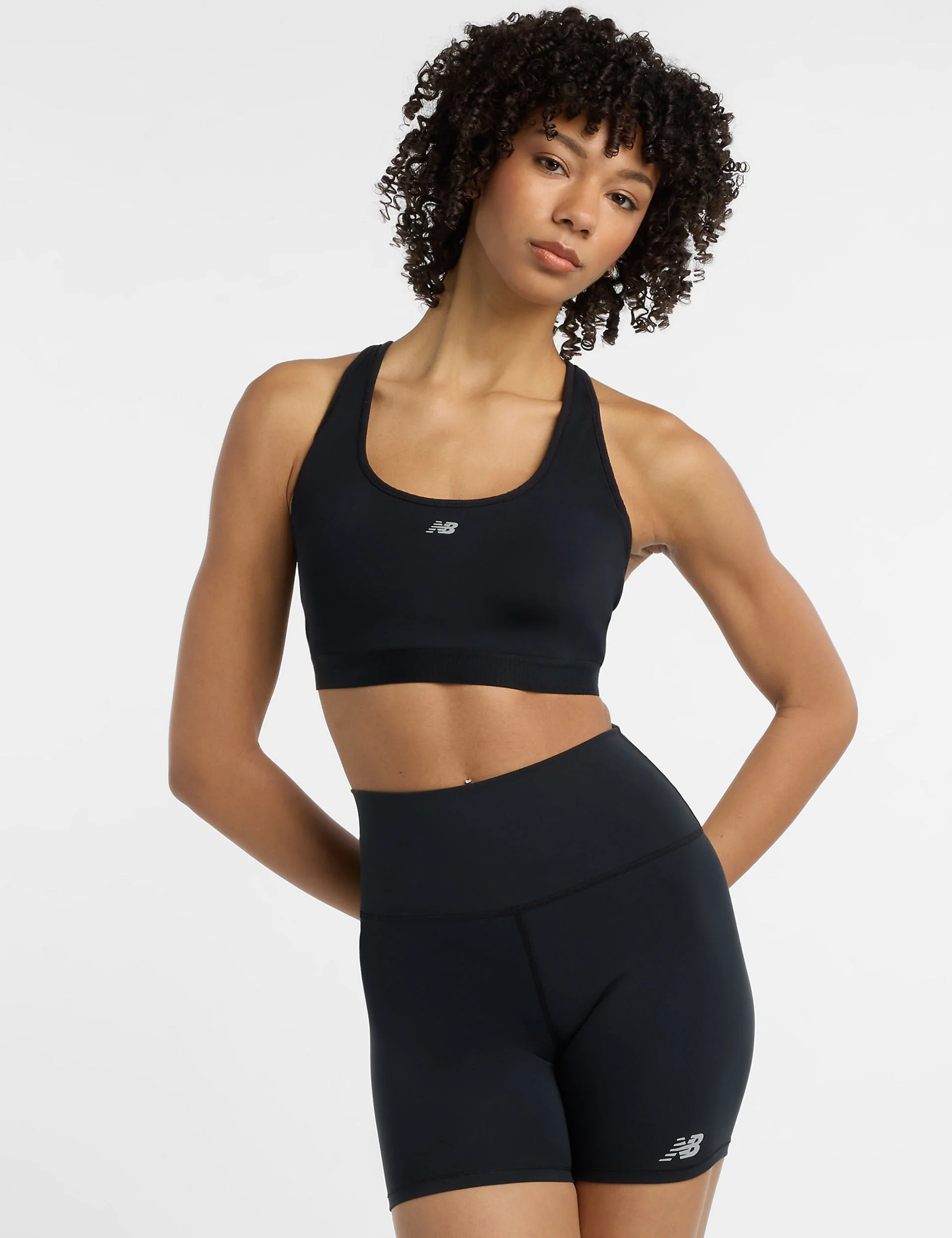 NB Essential Run Bra - Black