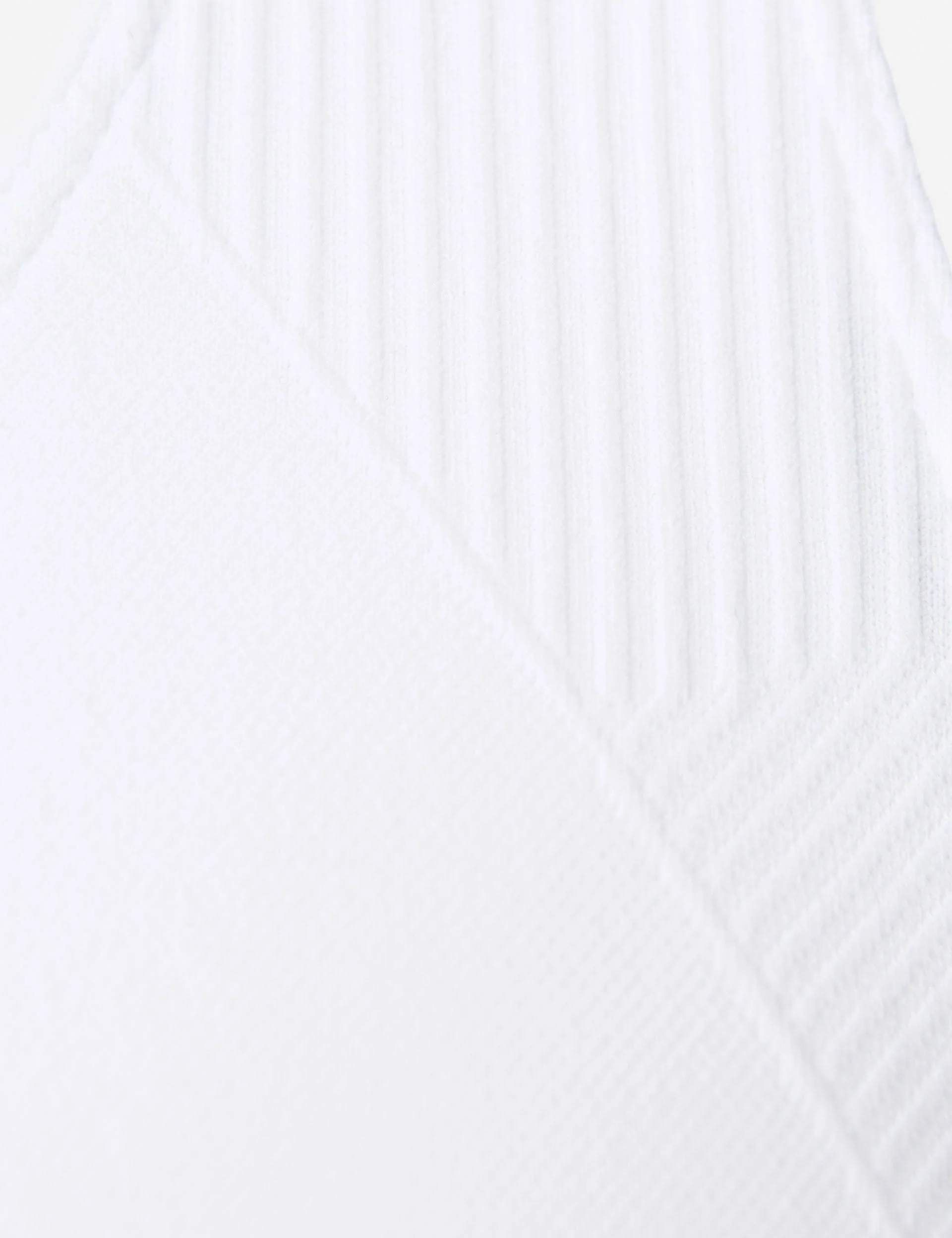 Athlete Crop Seamless Workout Vest - White