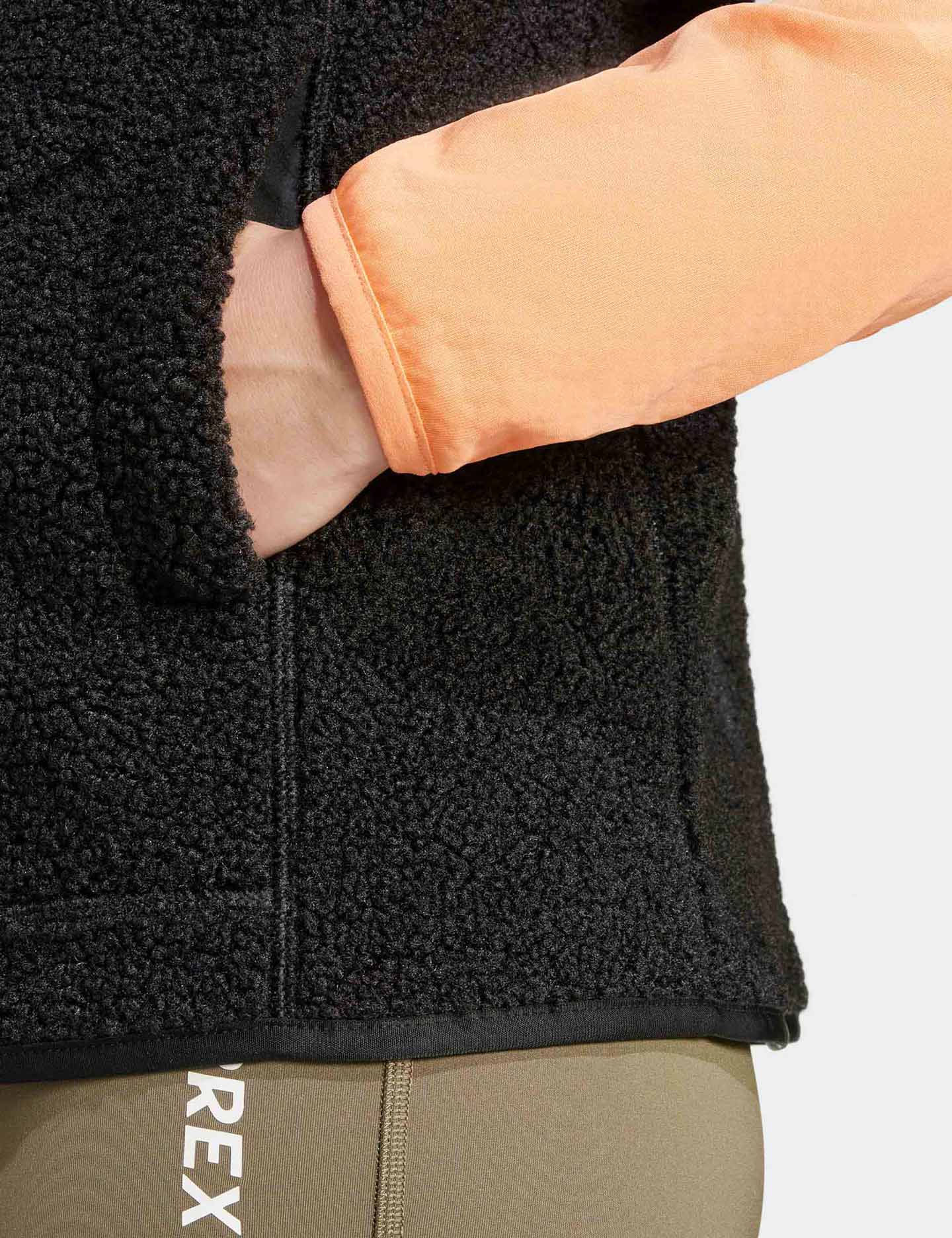 Terrex Xploric High Pile Fleece Vest - Black