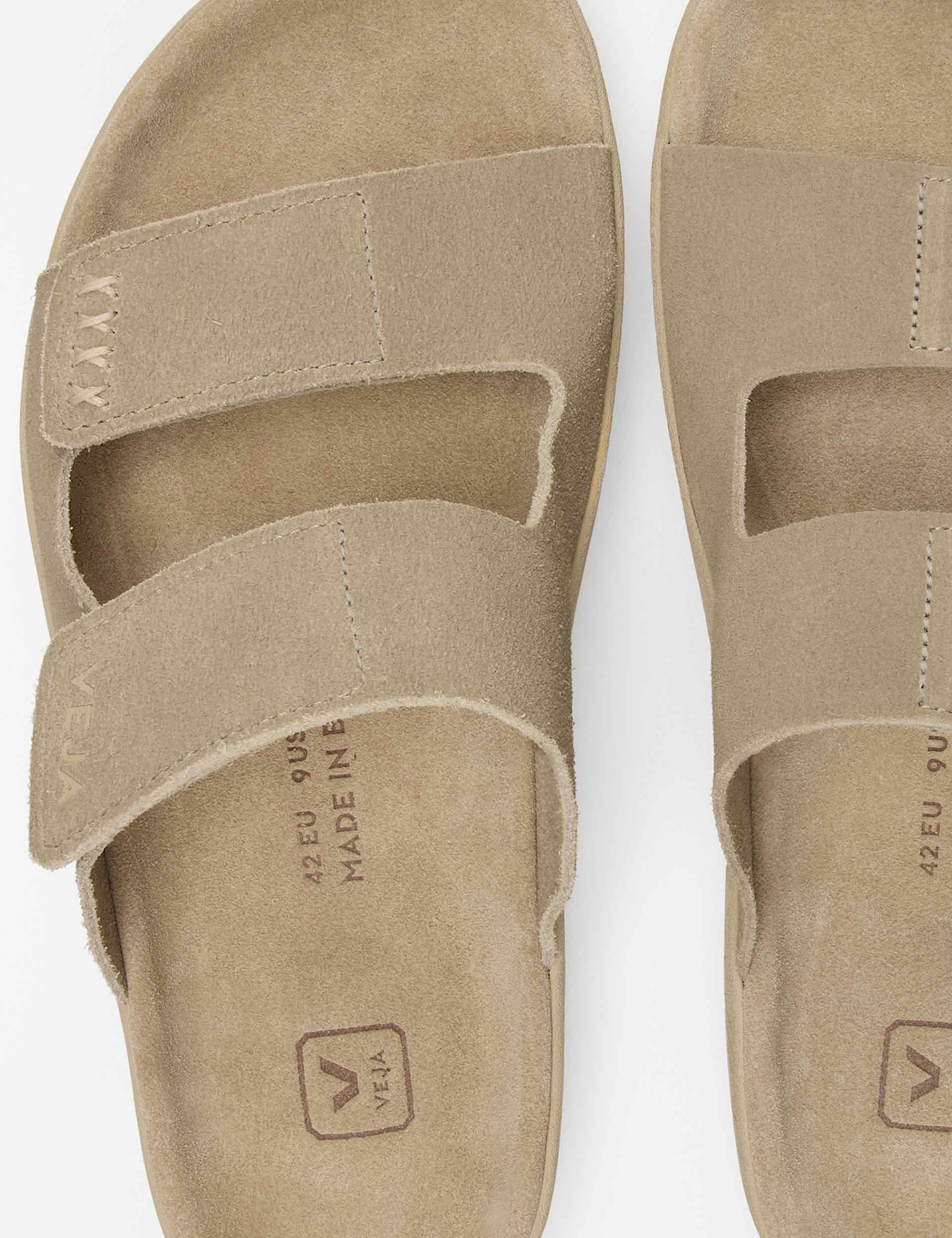 Etna Suede Sandal - Taupe Almond
