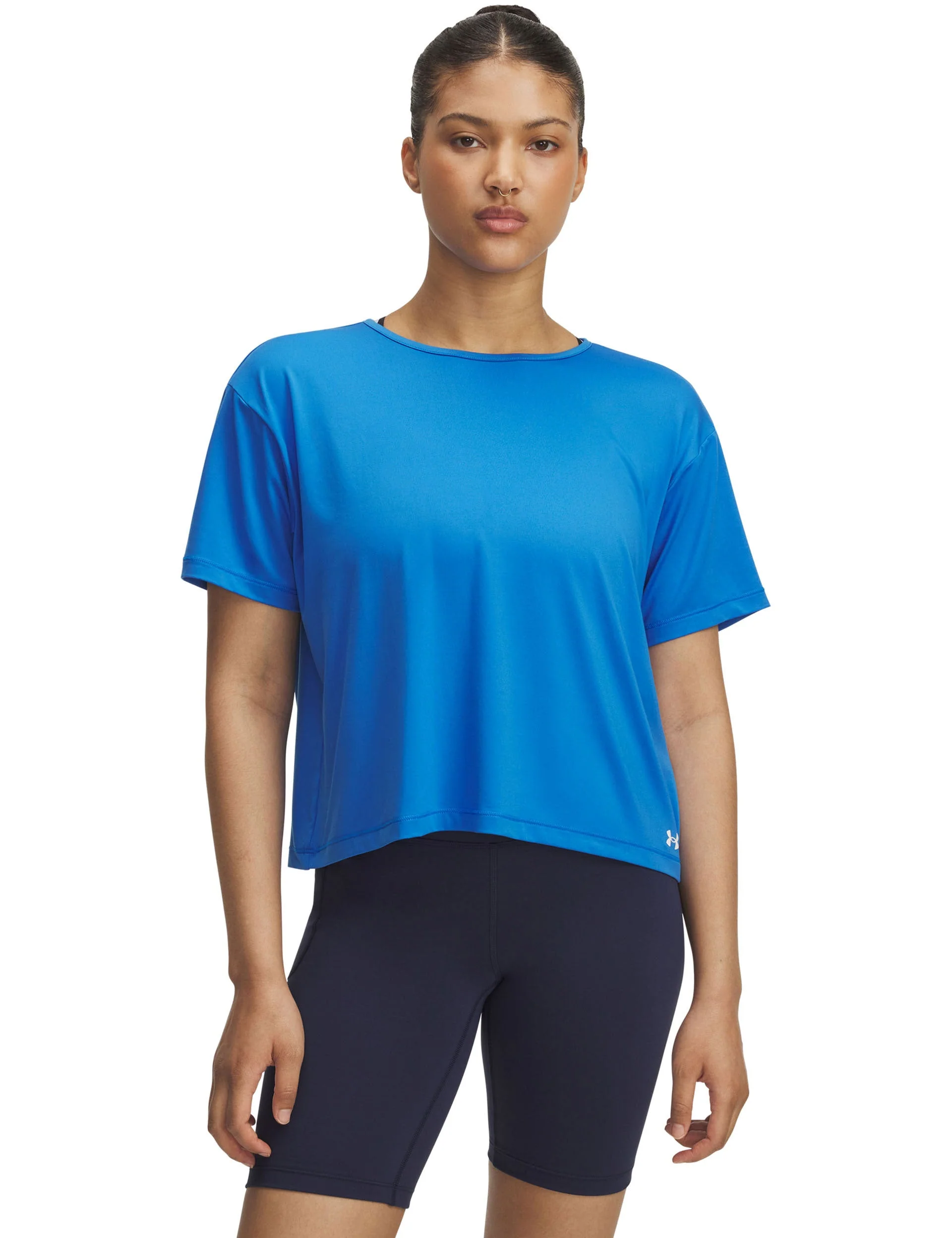 Motion Short Sleeve - Blue Atlantis/White