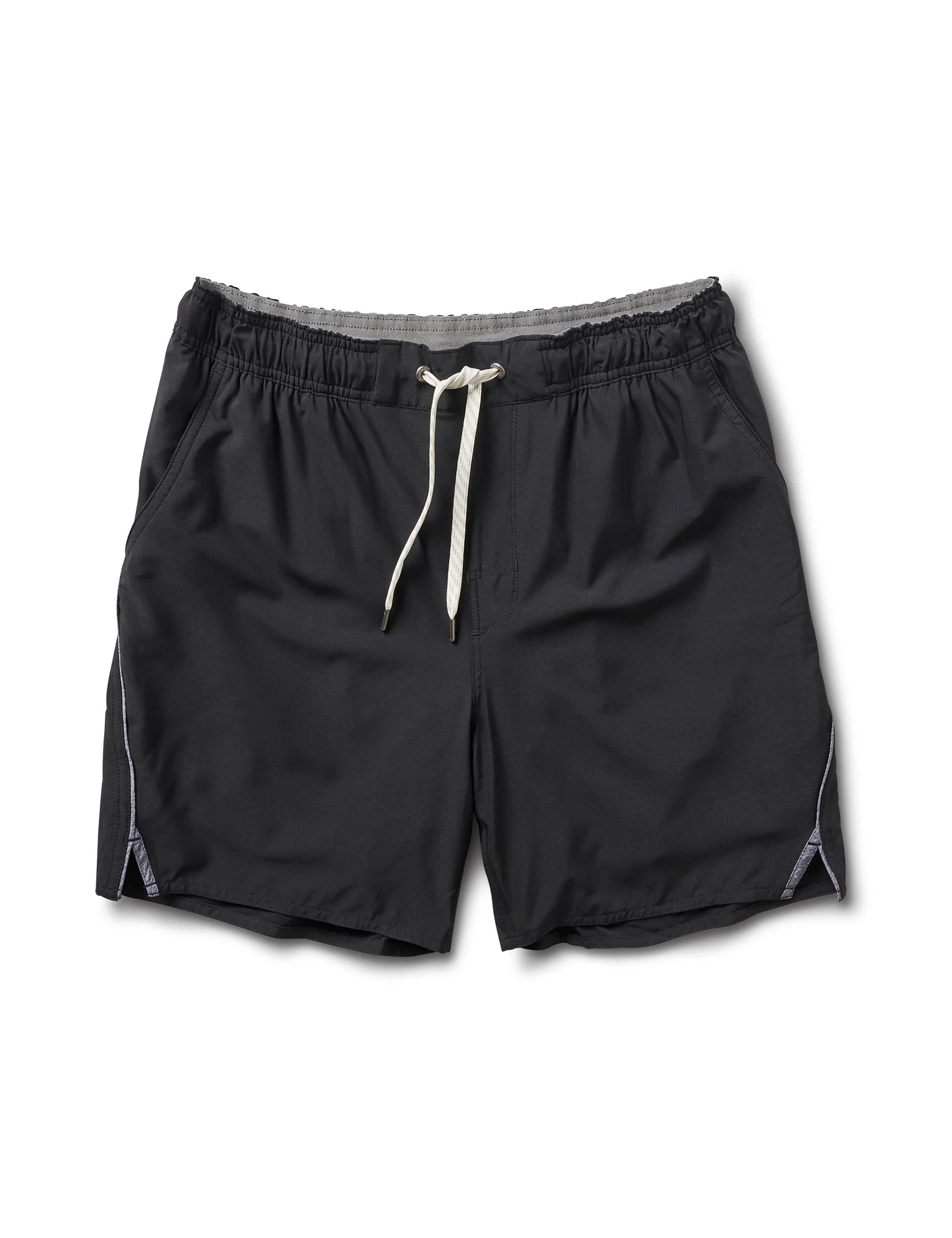 Trail Short - Black/Heather Grey Stripe