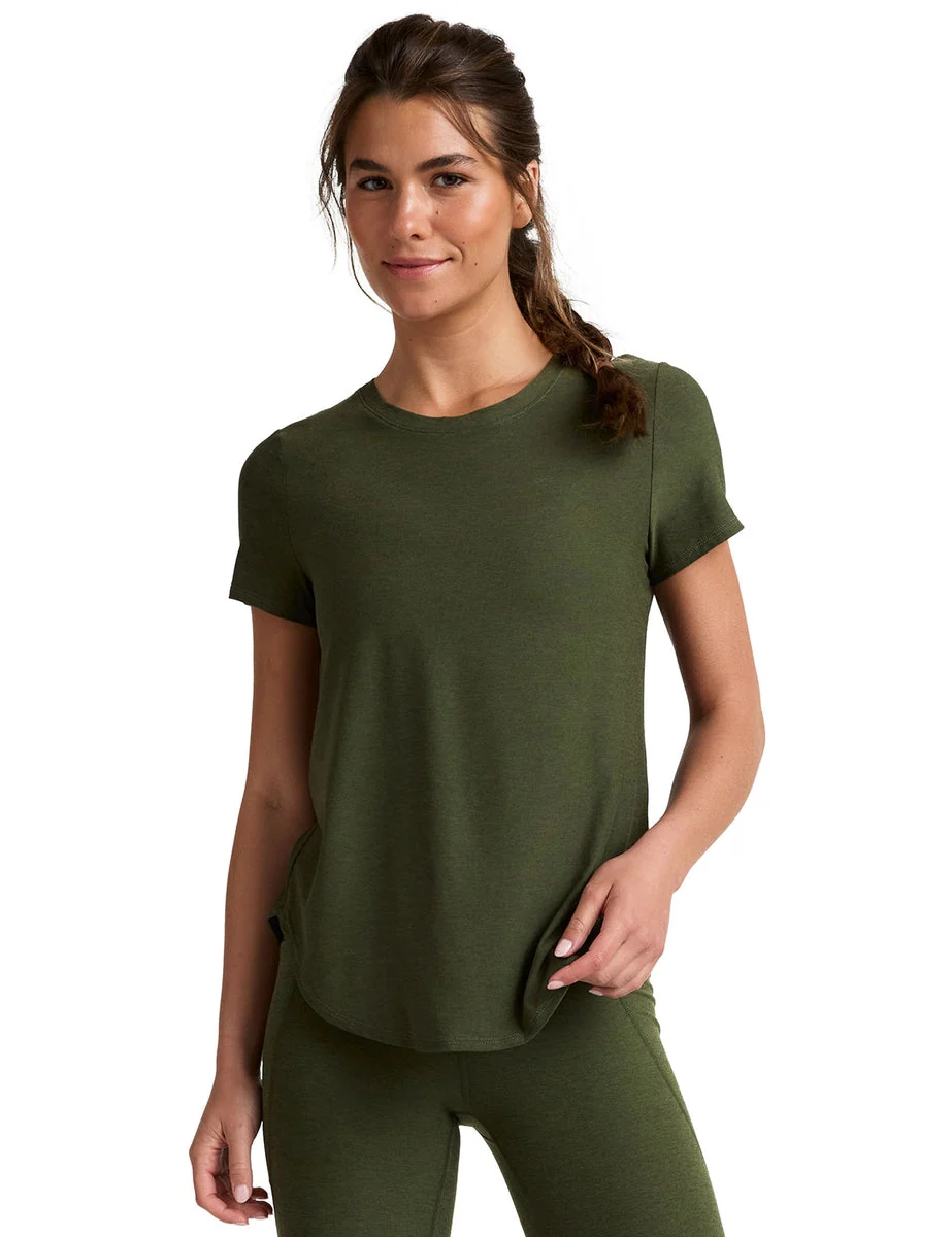Featherweight On The Down Low Tee - Army Green Heather