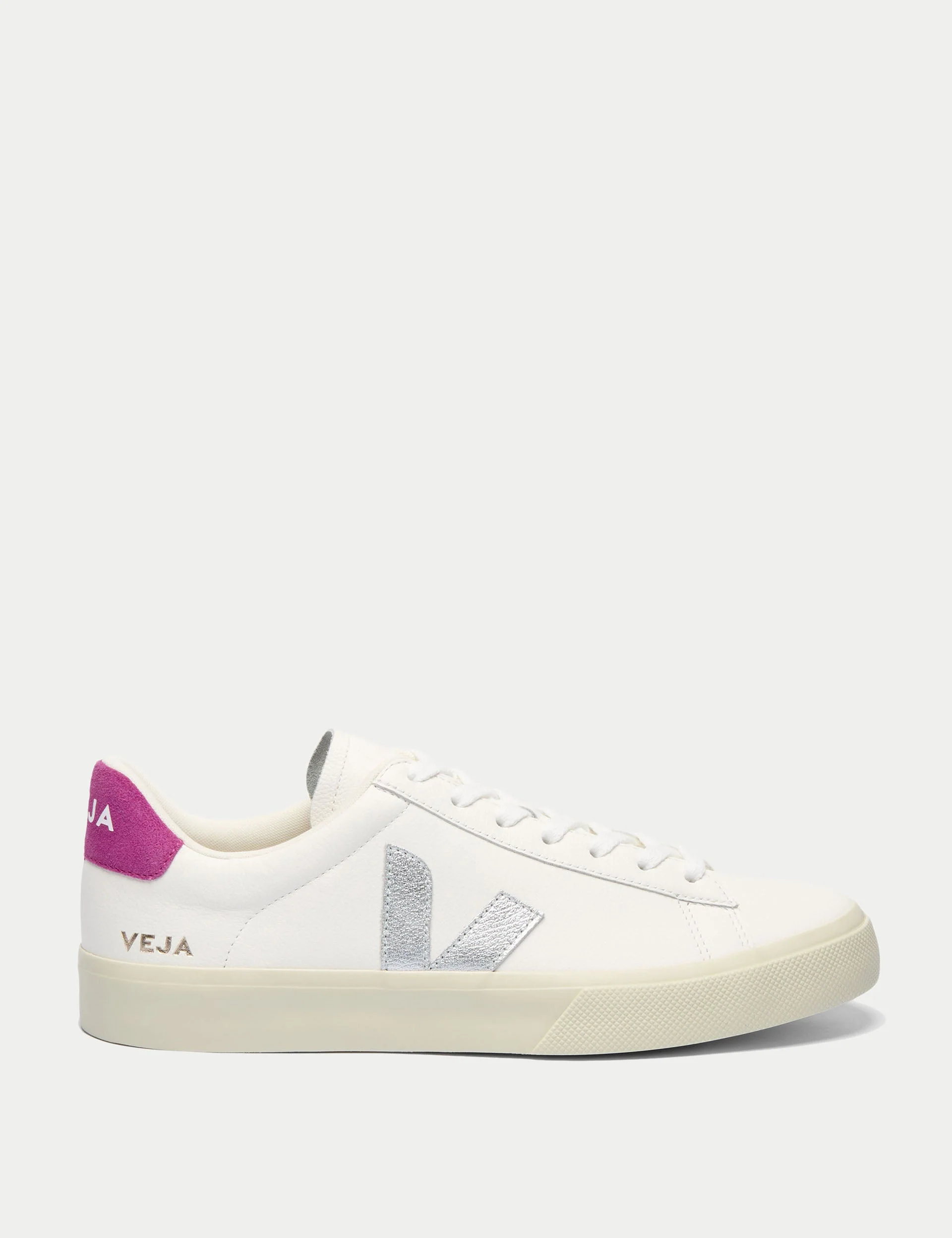 Campo Leather - White Silver Ultraviolet