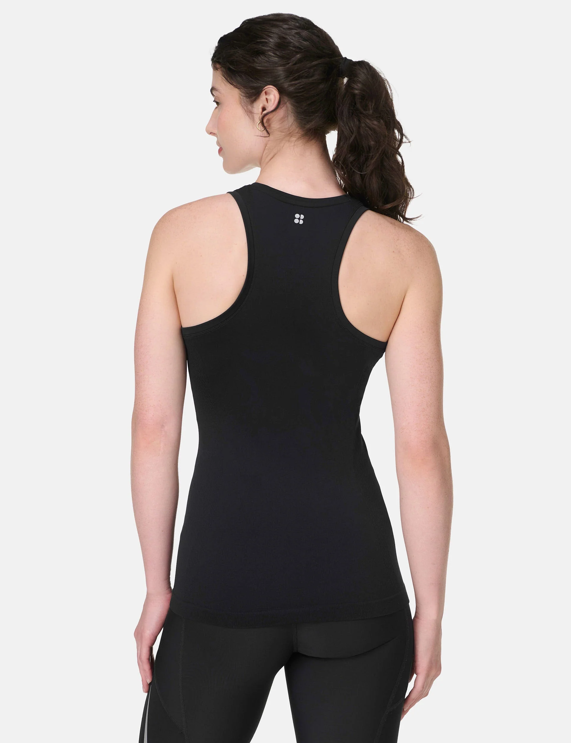 Athlete Seamless Workout Vest - Black