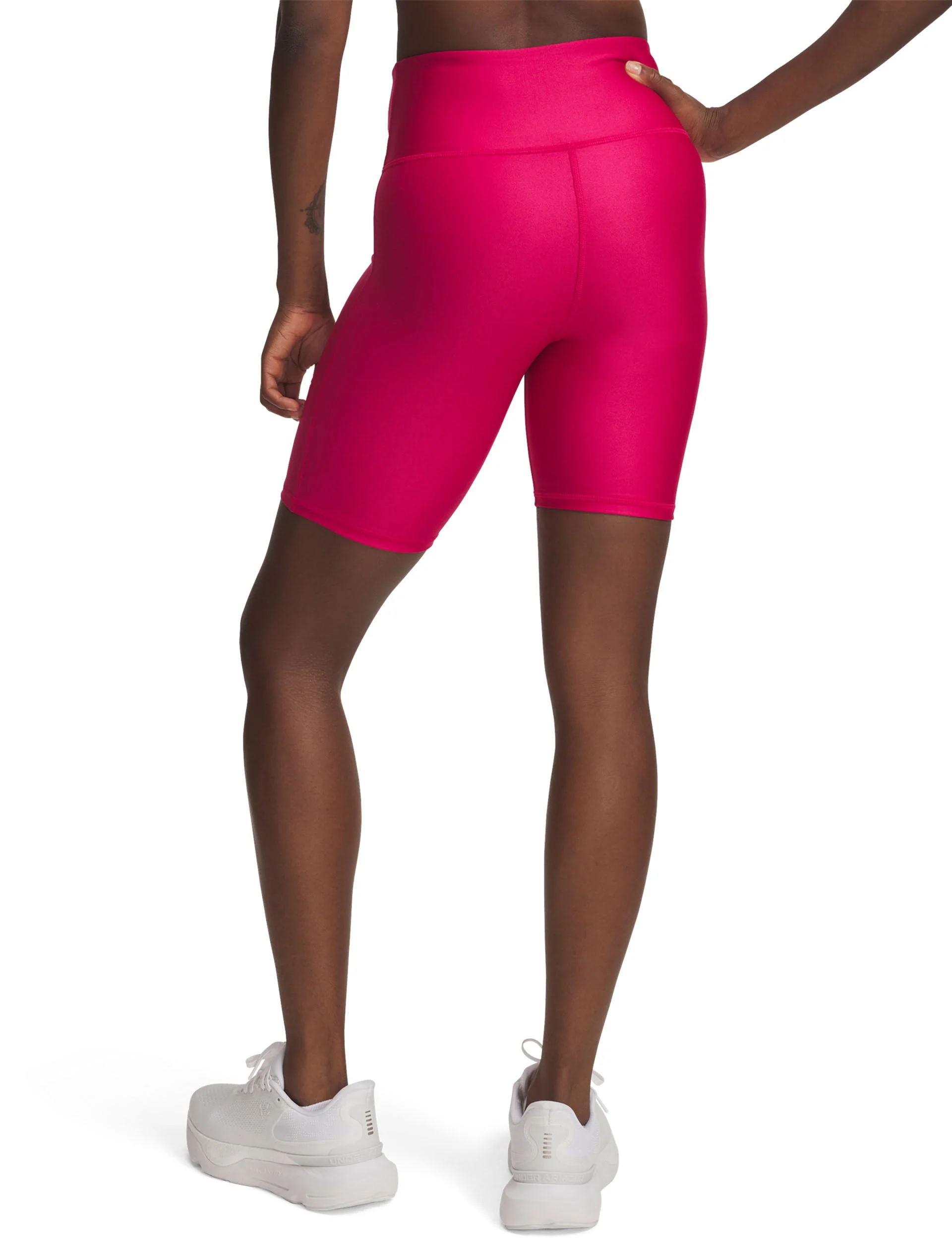 Tech Bike Shorts - Shaded Fuchsia/White