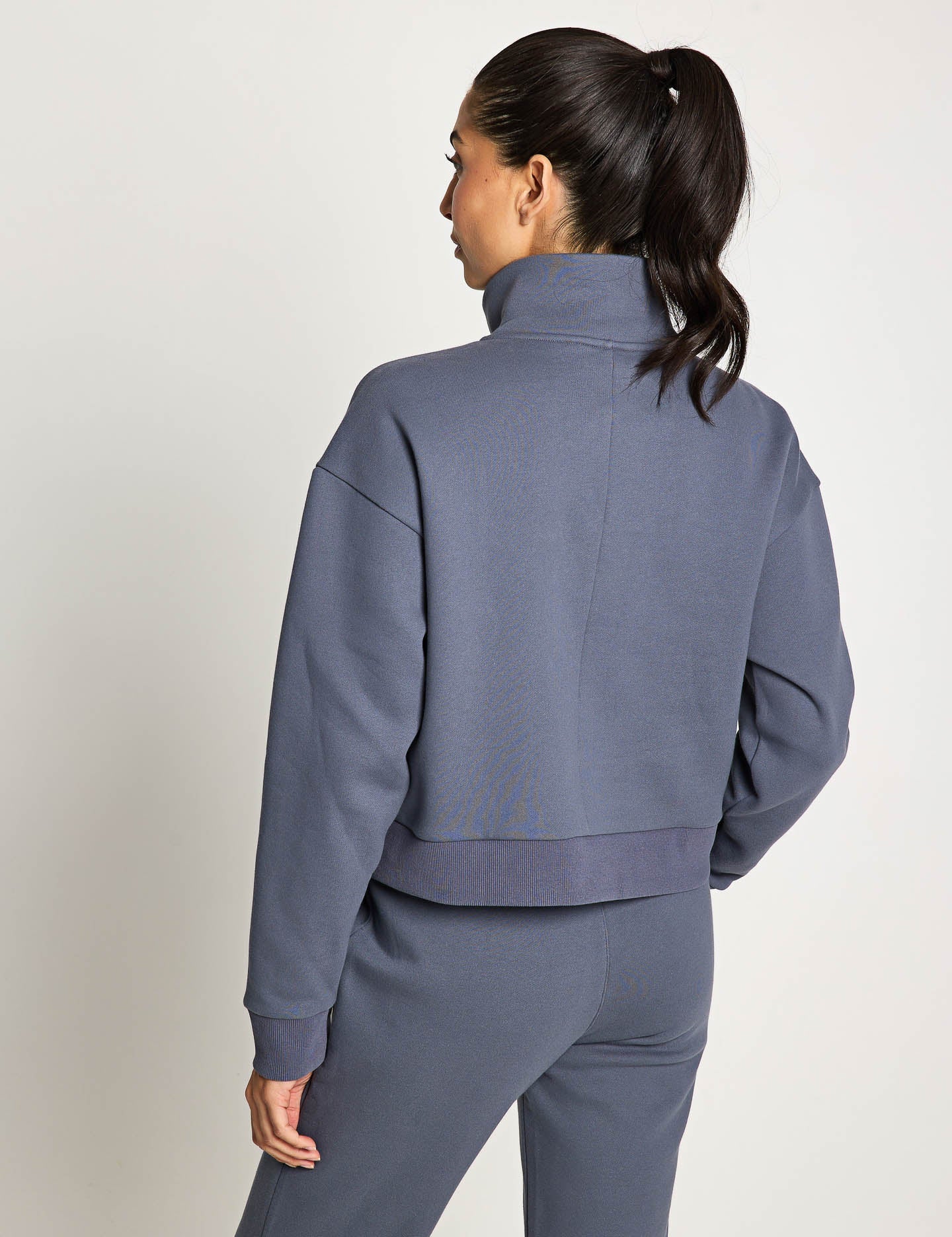 Rihanna Stripe Sweat - Charcoal