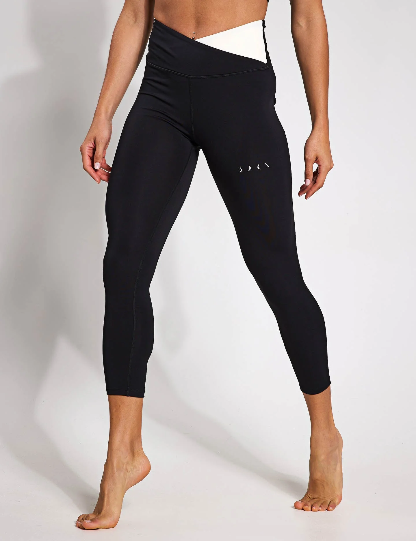 Cleo Legging - Black/White Chalk