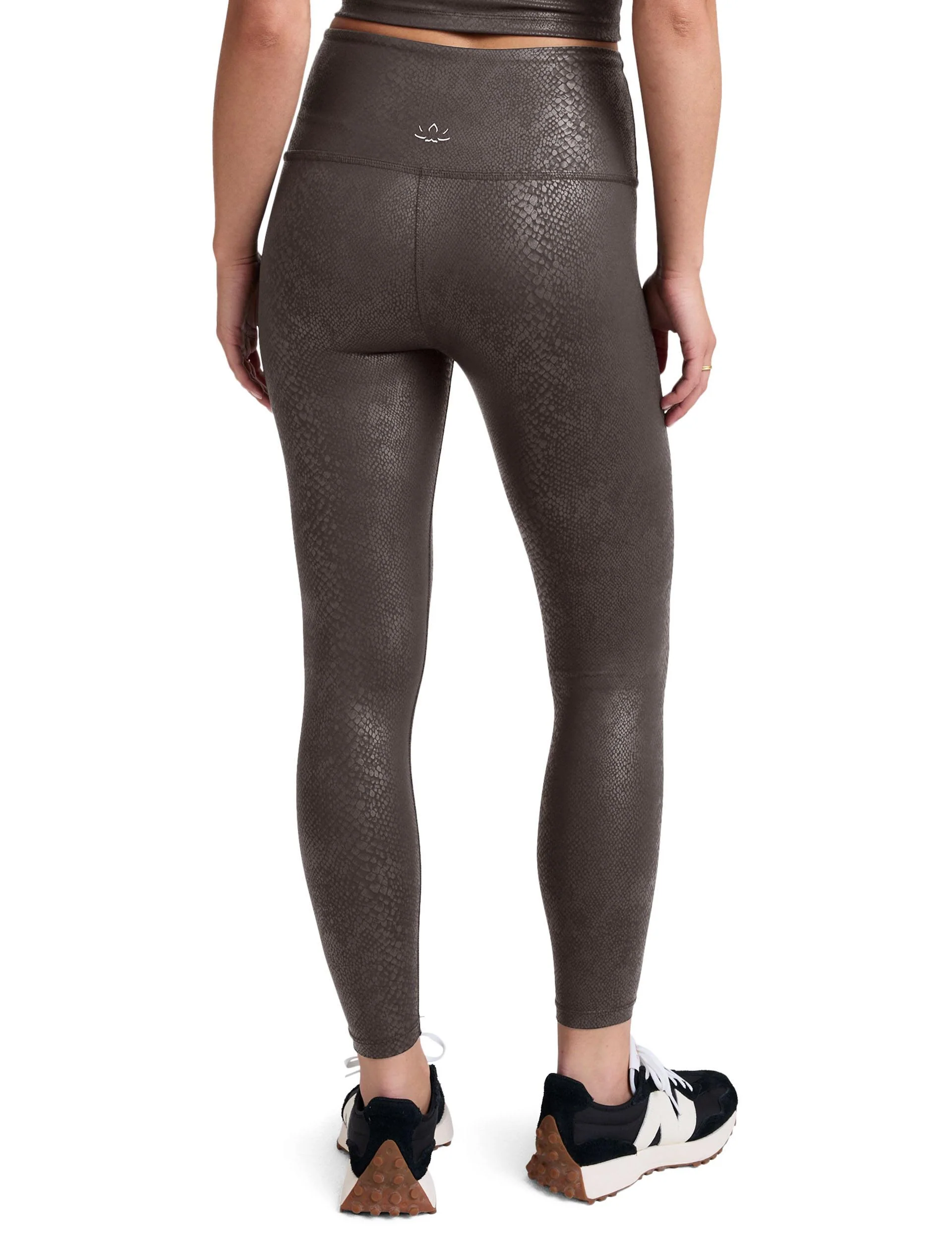 PowerShine High Waisted Midi Legging - Viper Espresso