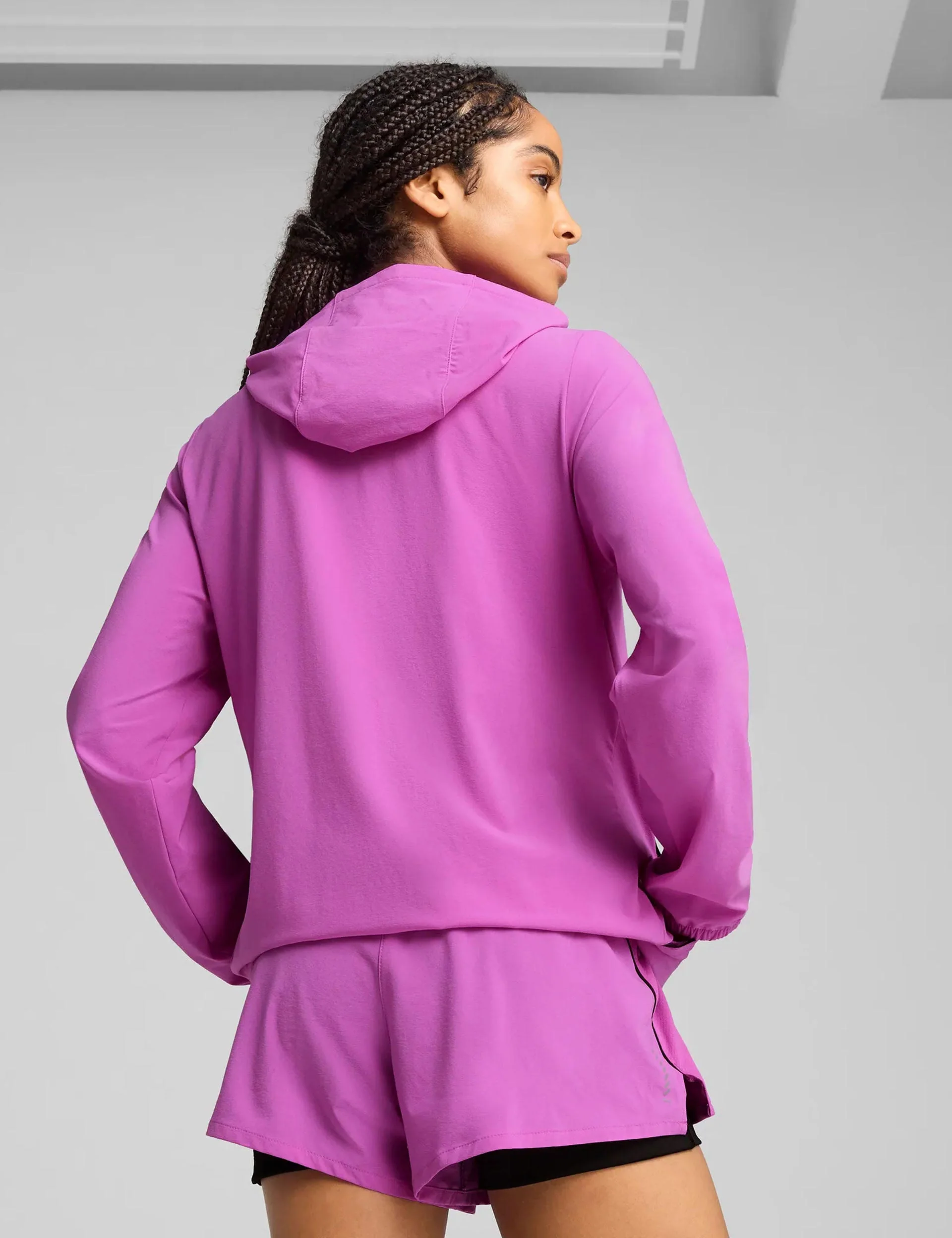Run Velocity Woven Jacket - Wild Berry
