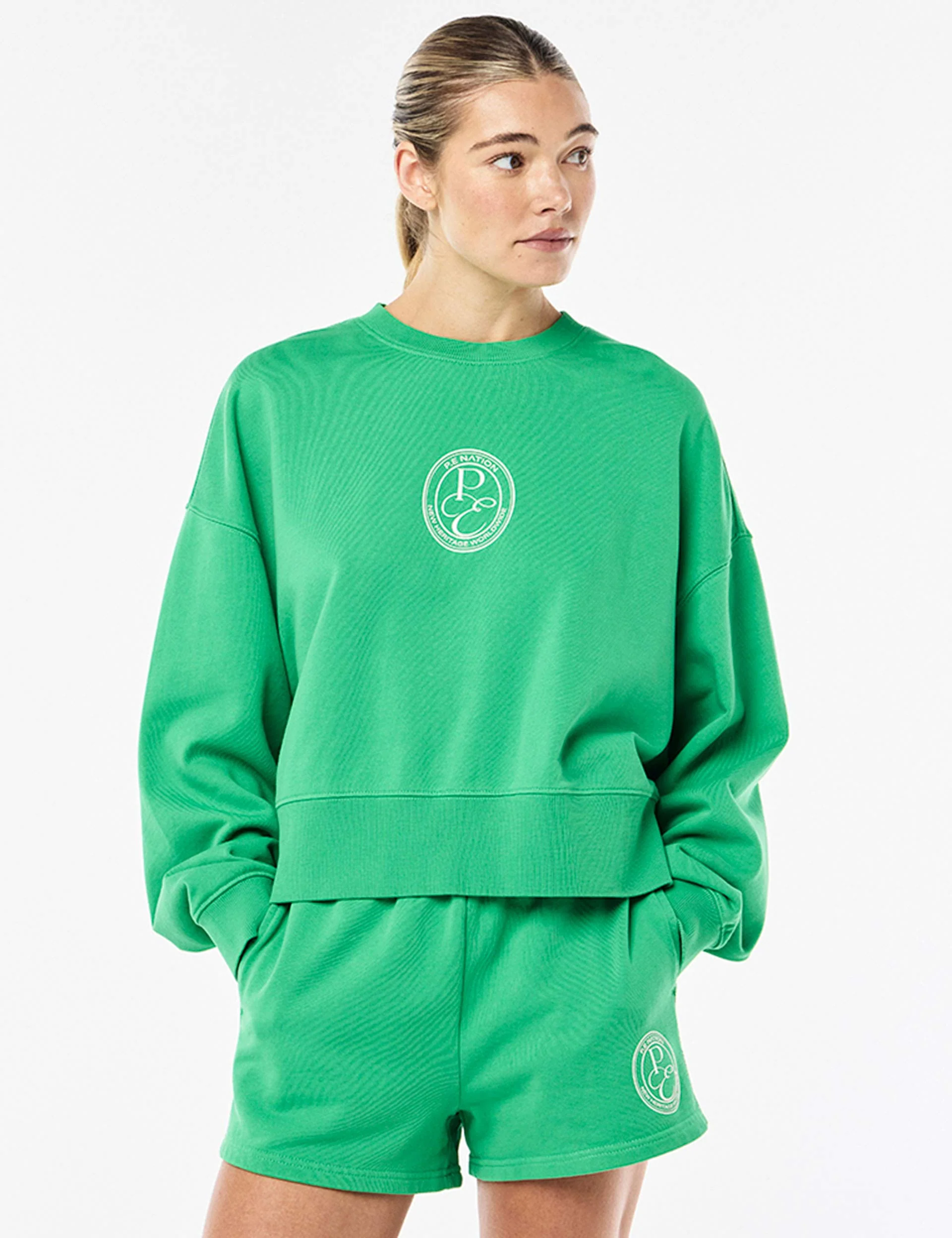 Exposition Sweat - Washed Kelly Green