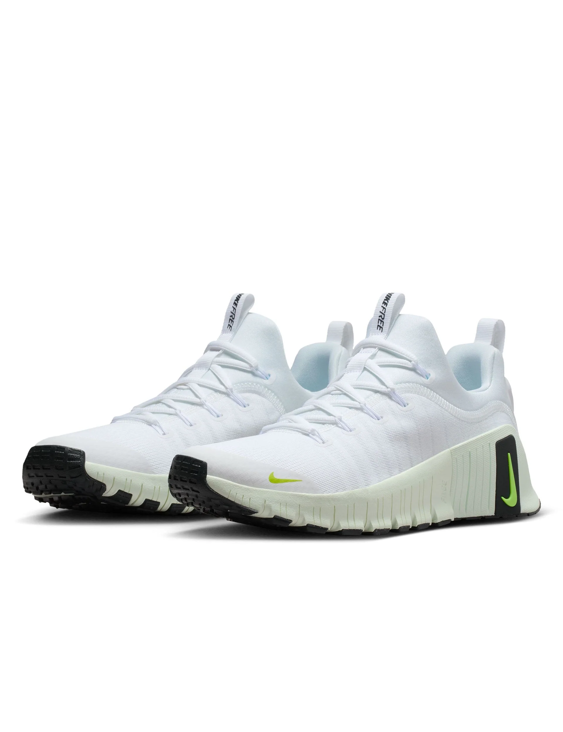 Free Metcon 6 Shoes - White/Cyber/Barely Green