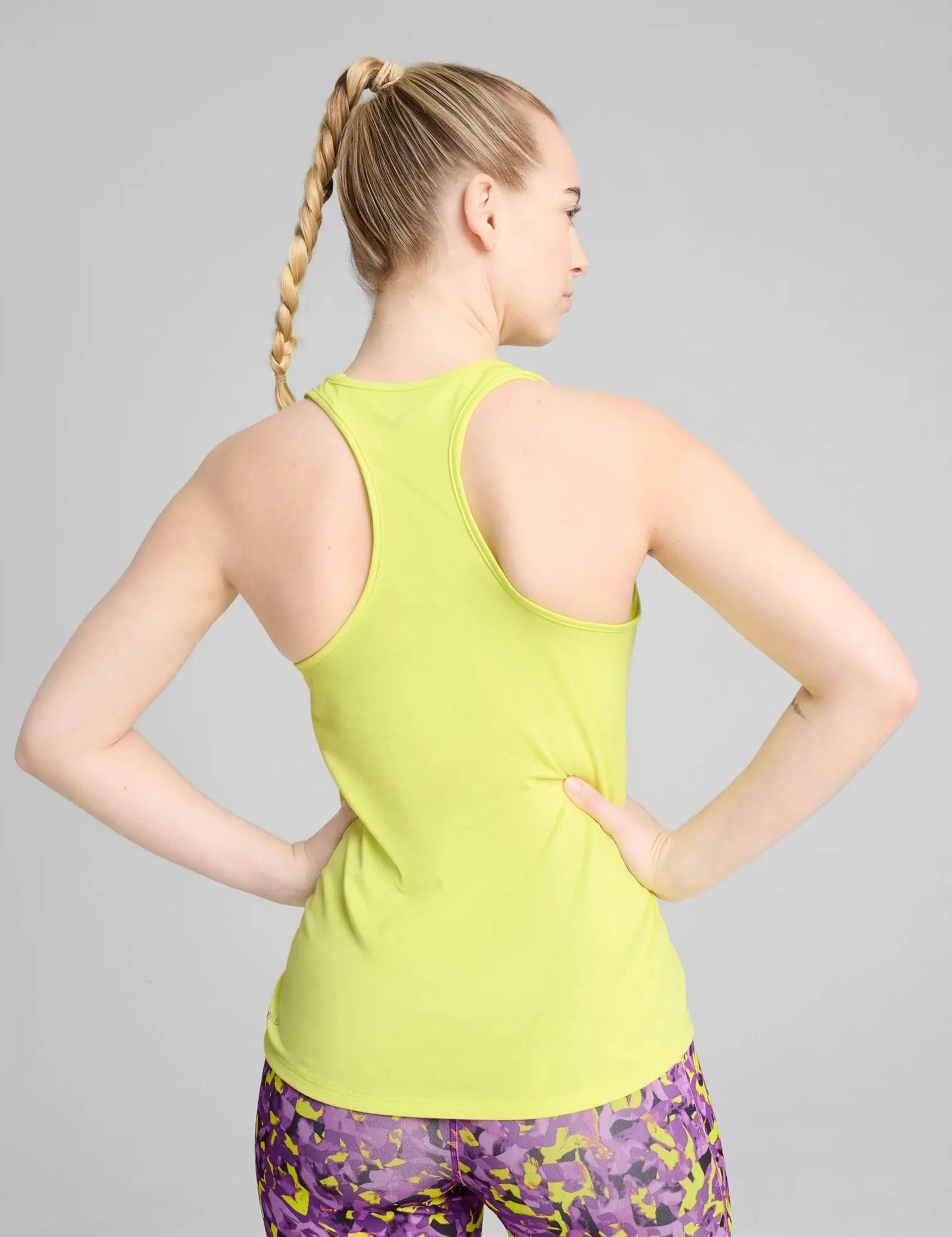 TAD Essentials Racerback Tank - Lemon Sherbert