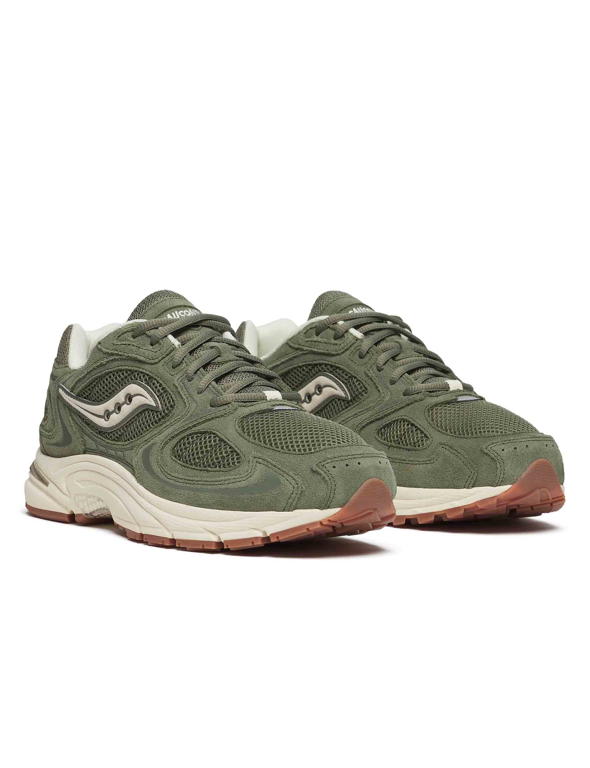 Grid Jazz 9 - Olive/Off White