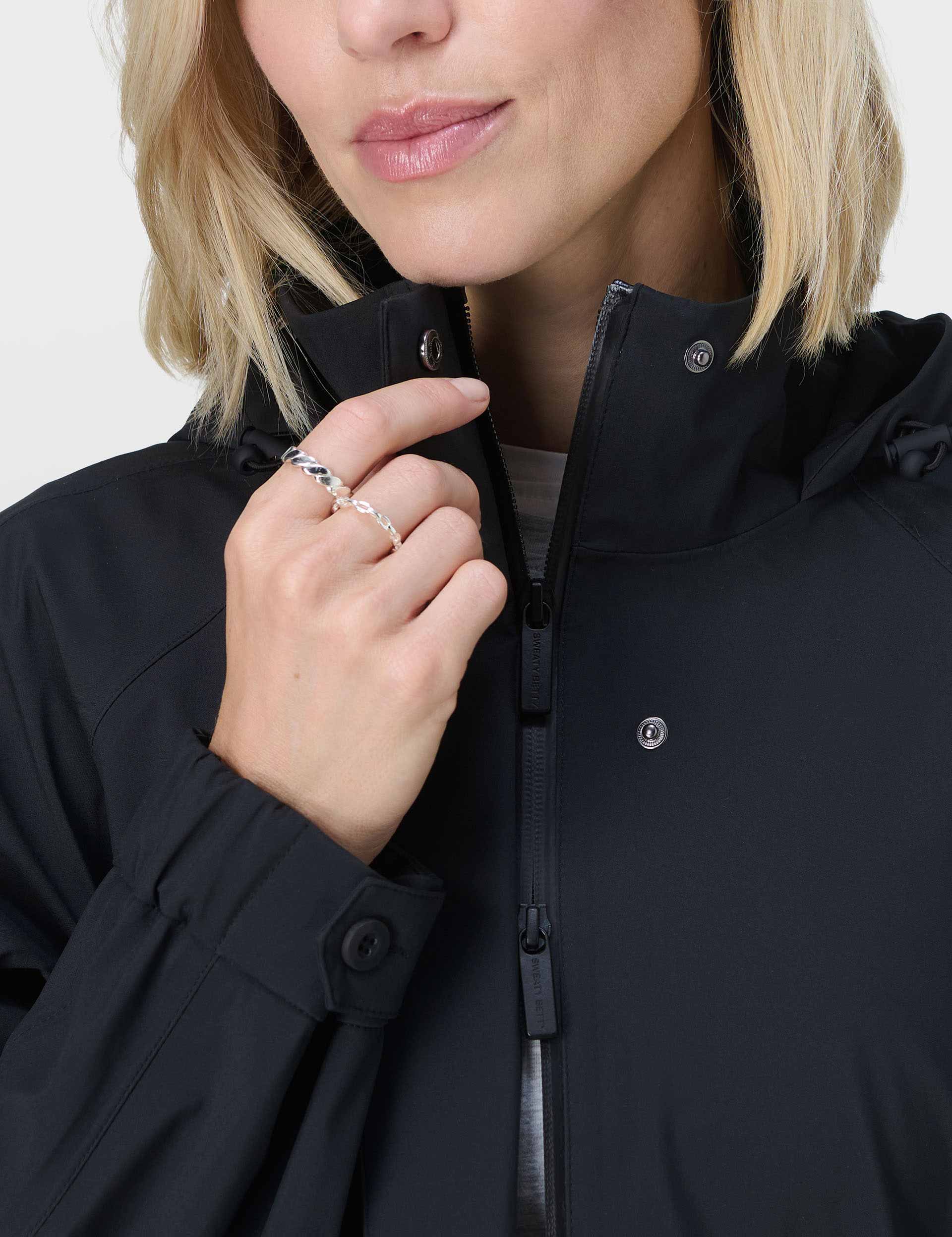 Motion Technical Longline Parka - Black