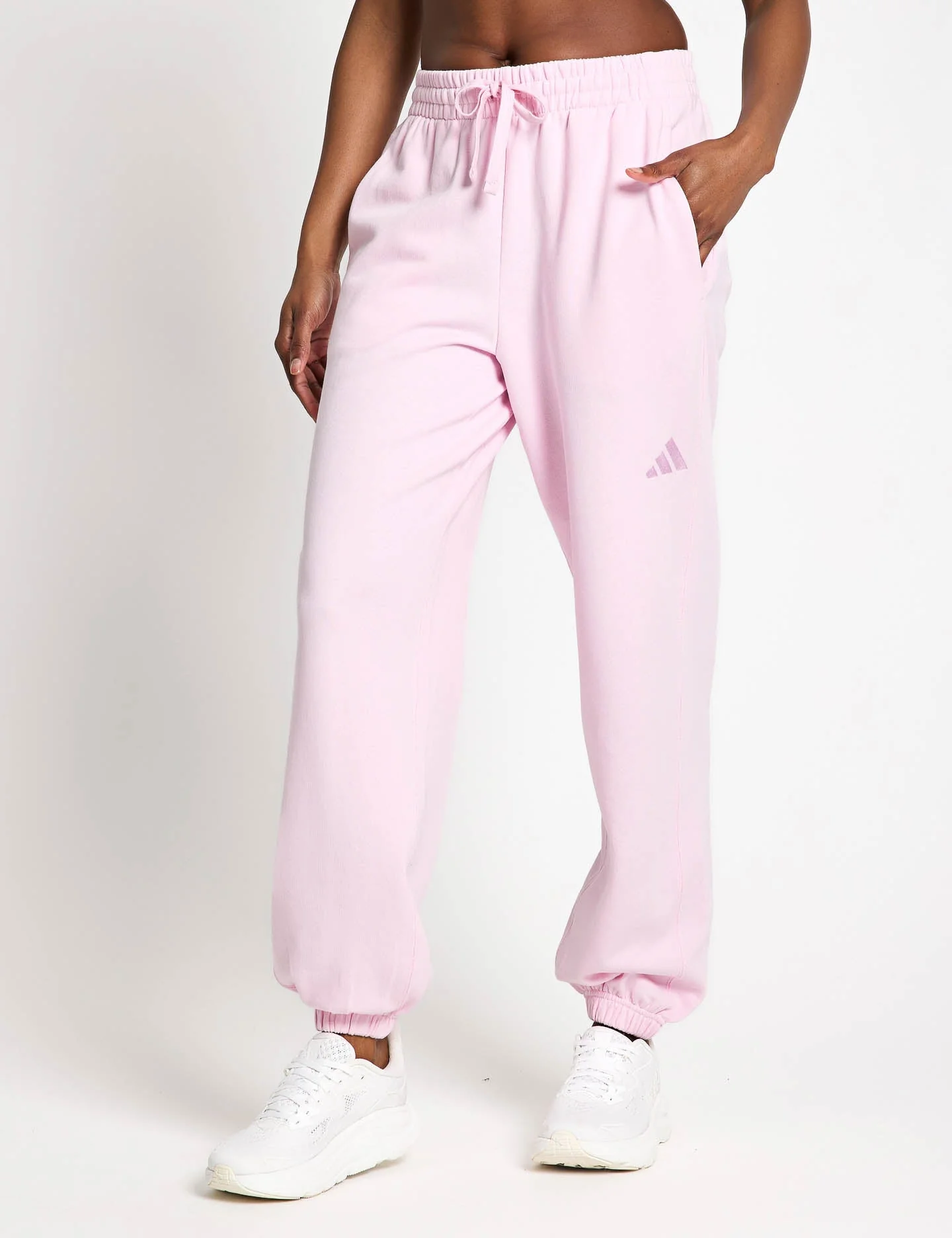 ALL SZN French Terry Loose Joggers - Clear Pink