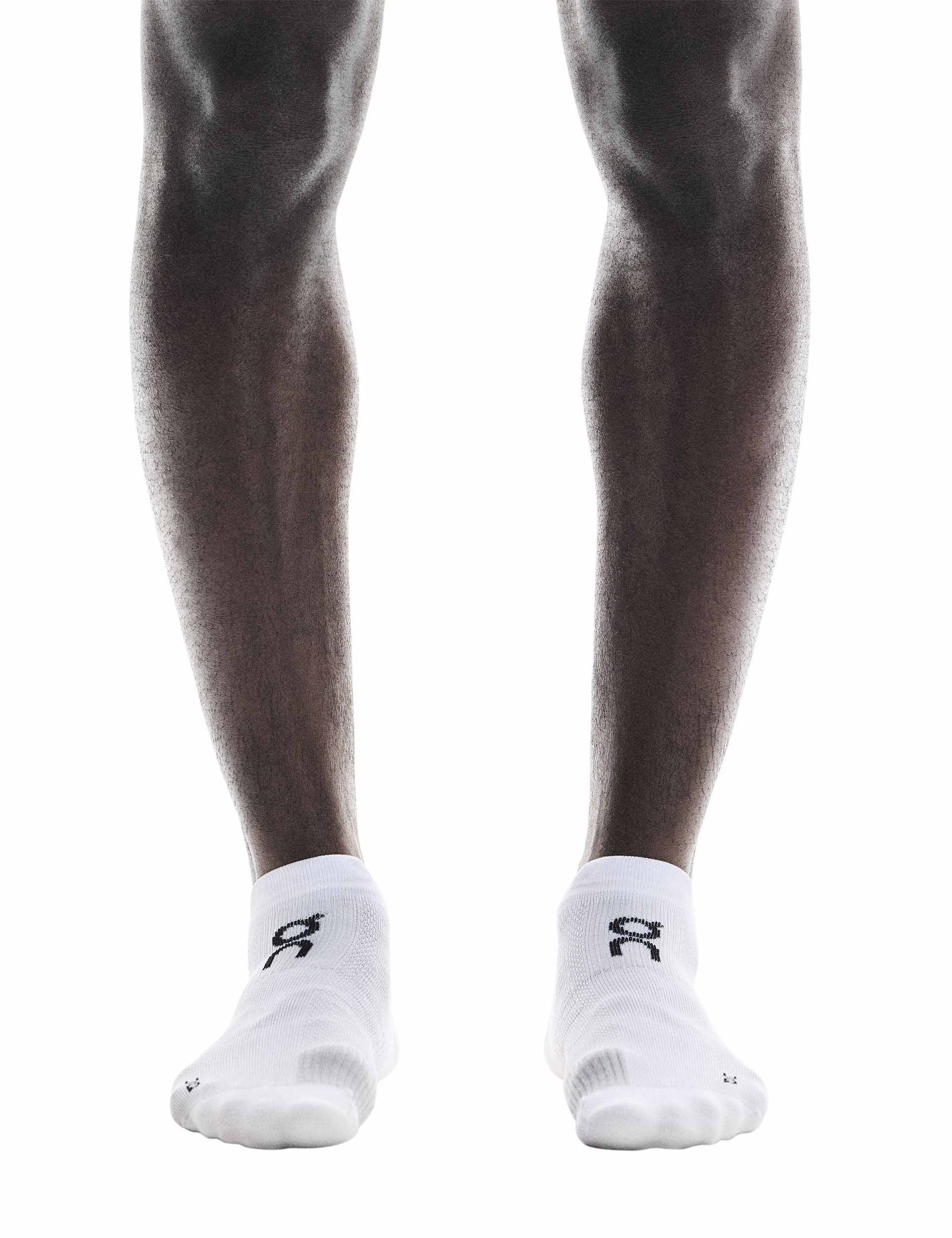 Performance Run Sock Low - White/Glacier