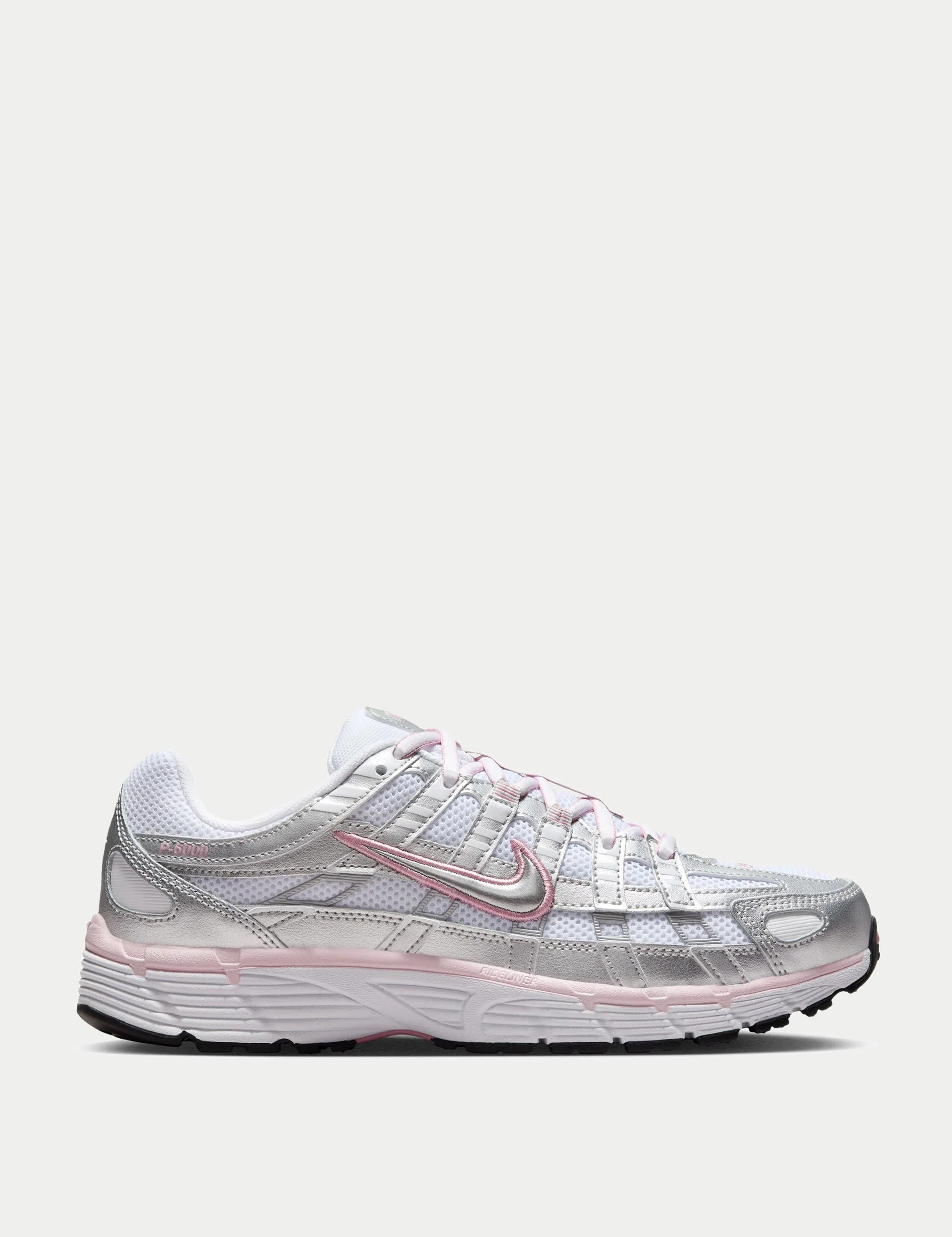 P-6000 Shoes - White/Metallic Silver/Elemental Pink