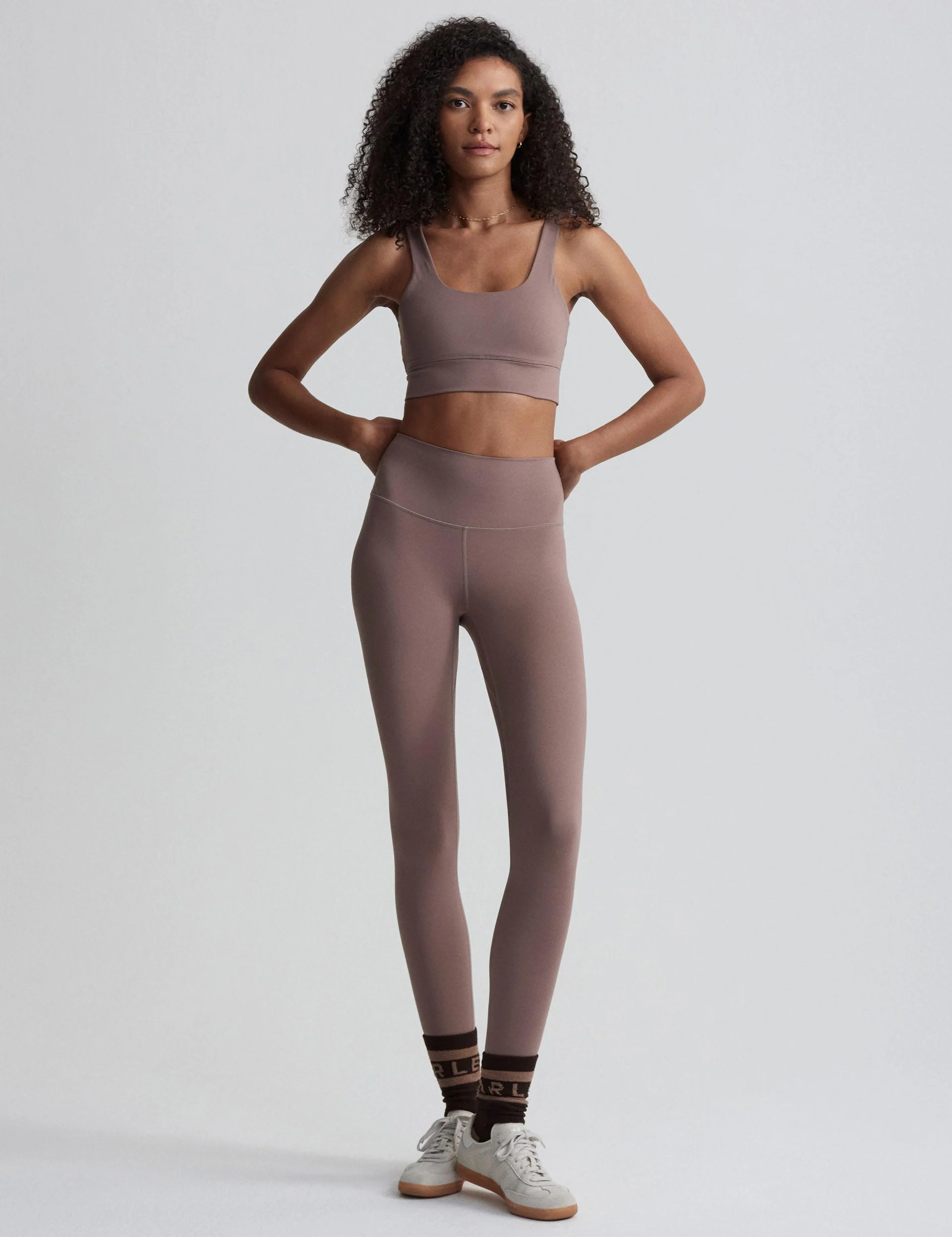FreeSoft High Waisted Legging 25 - Deep Taupe