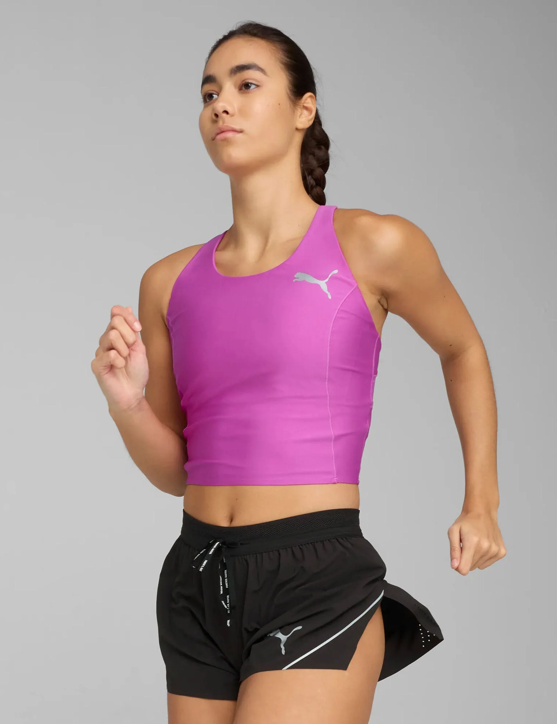 Raceday Ultraform Crop Top - Wild Berry