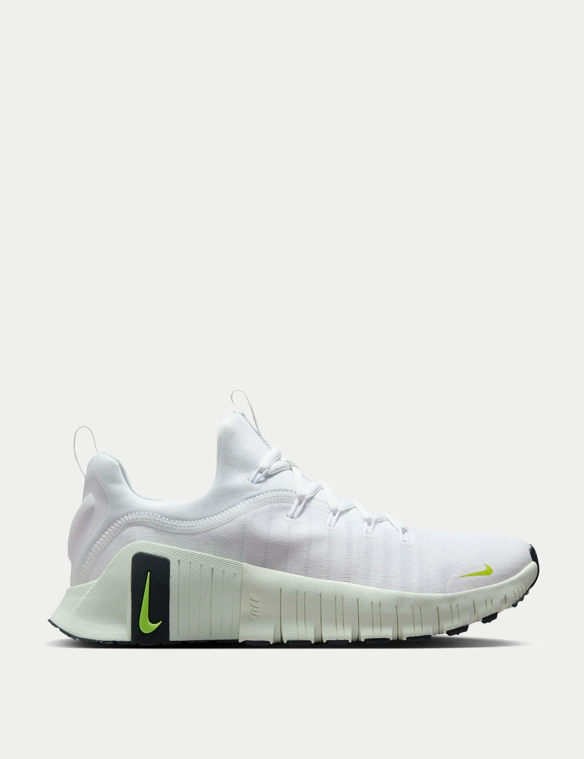 Free Metcon 6 Shoes - White/Cyber/Barely Green
