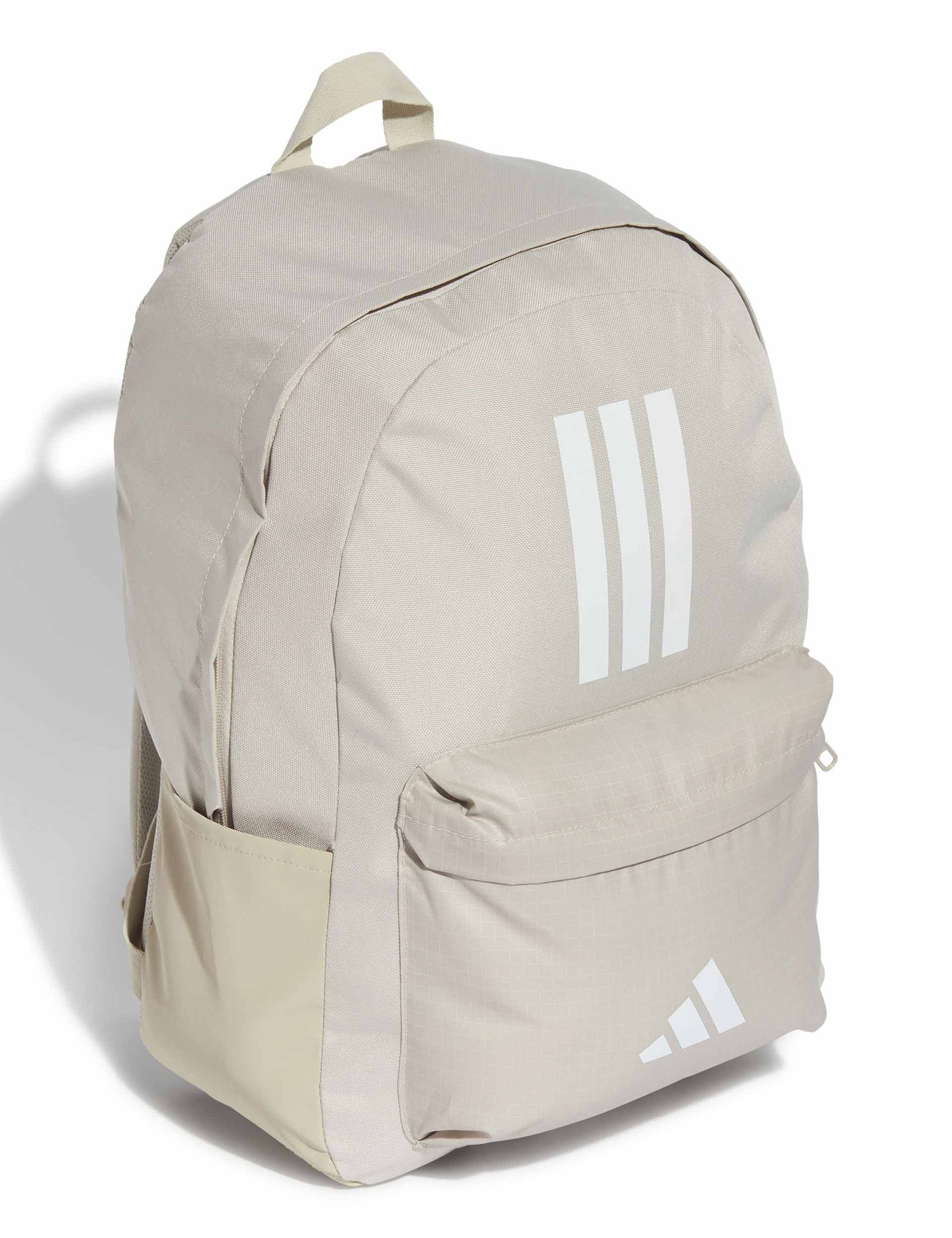 Classic Back-to-School 3-Stripes Backpack - Wonder Alumina/White