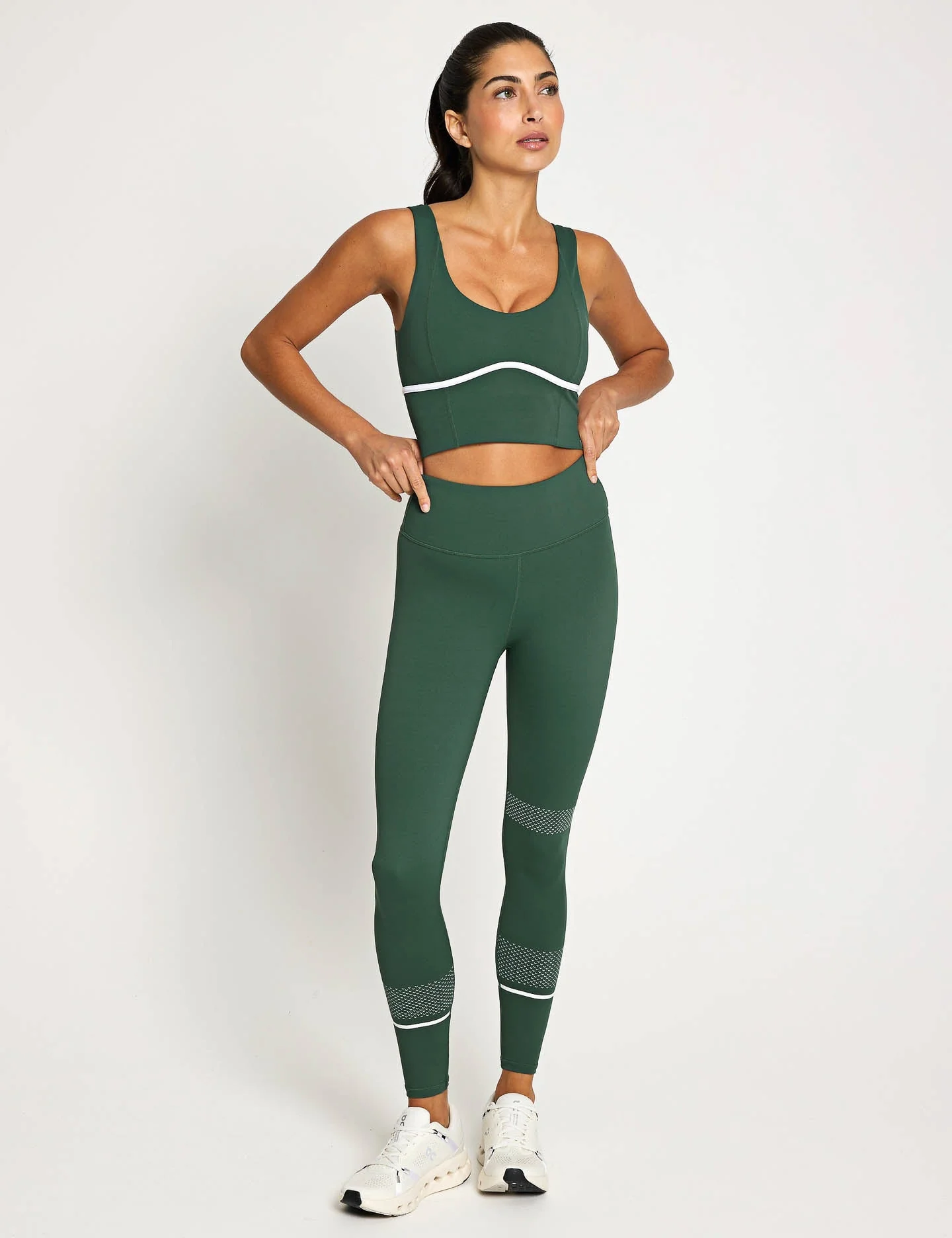 Ava Sports Bra - Deep Green