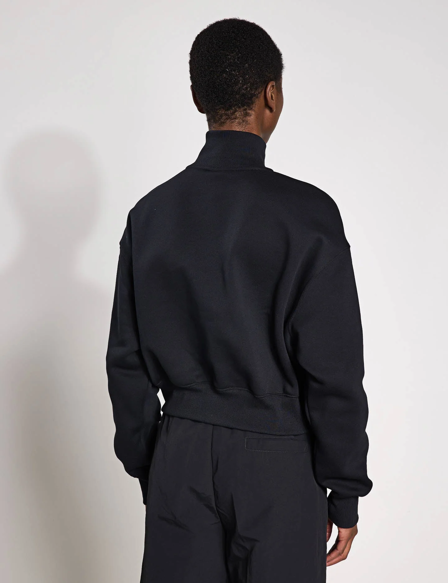 Sportswear Phoenix Fleece Cropped Sweatshirt - Black/Sail