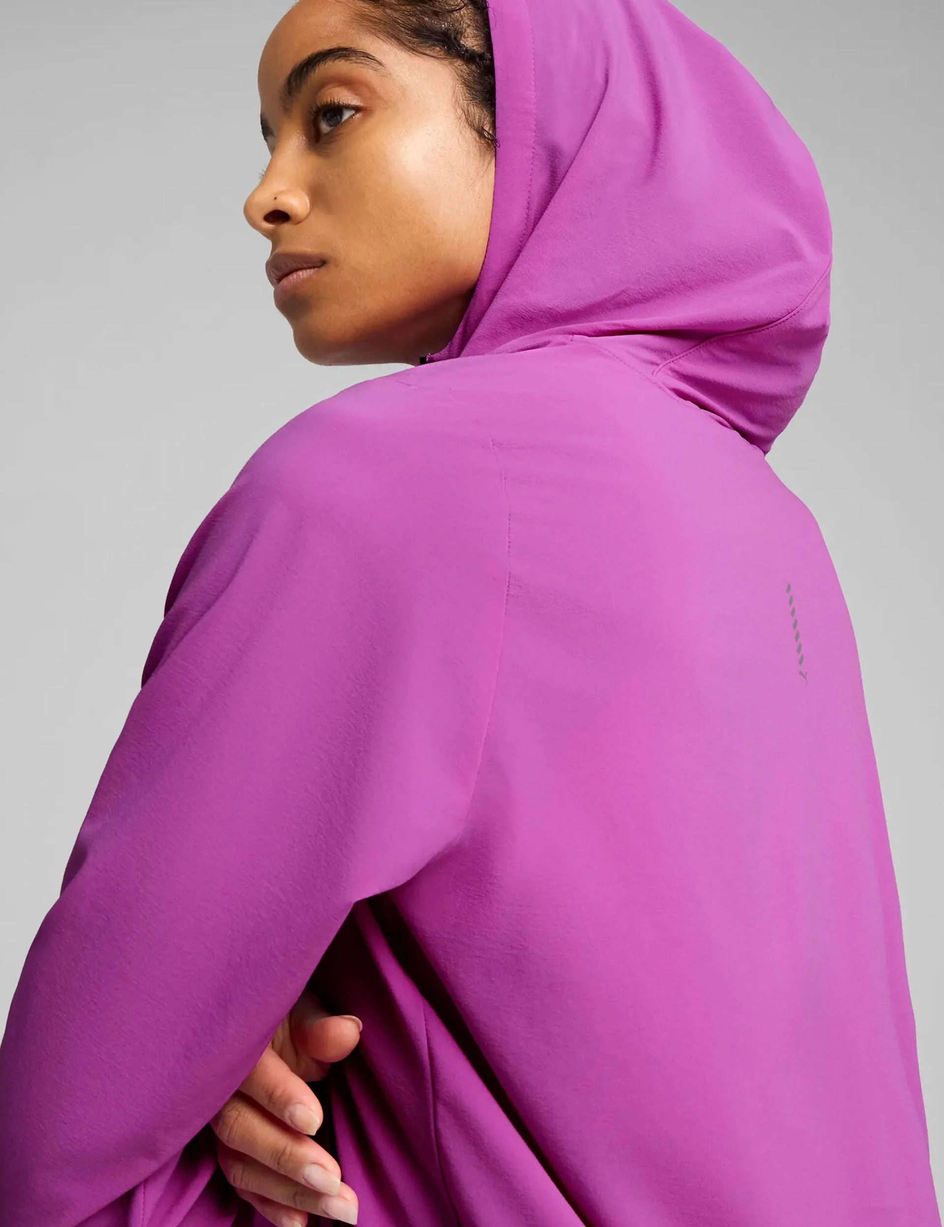 Run Velocity Woven Jacket - Wild Berry