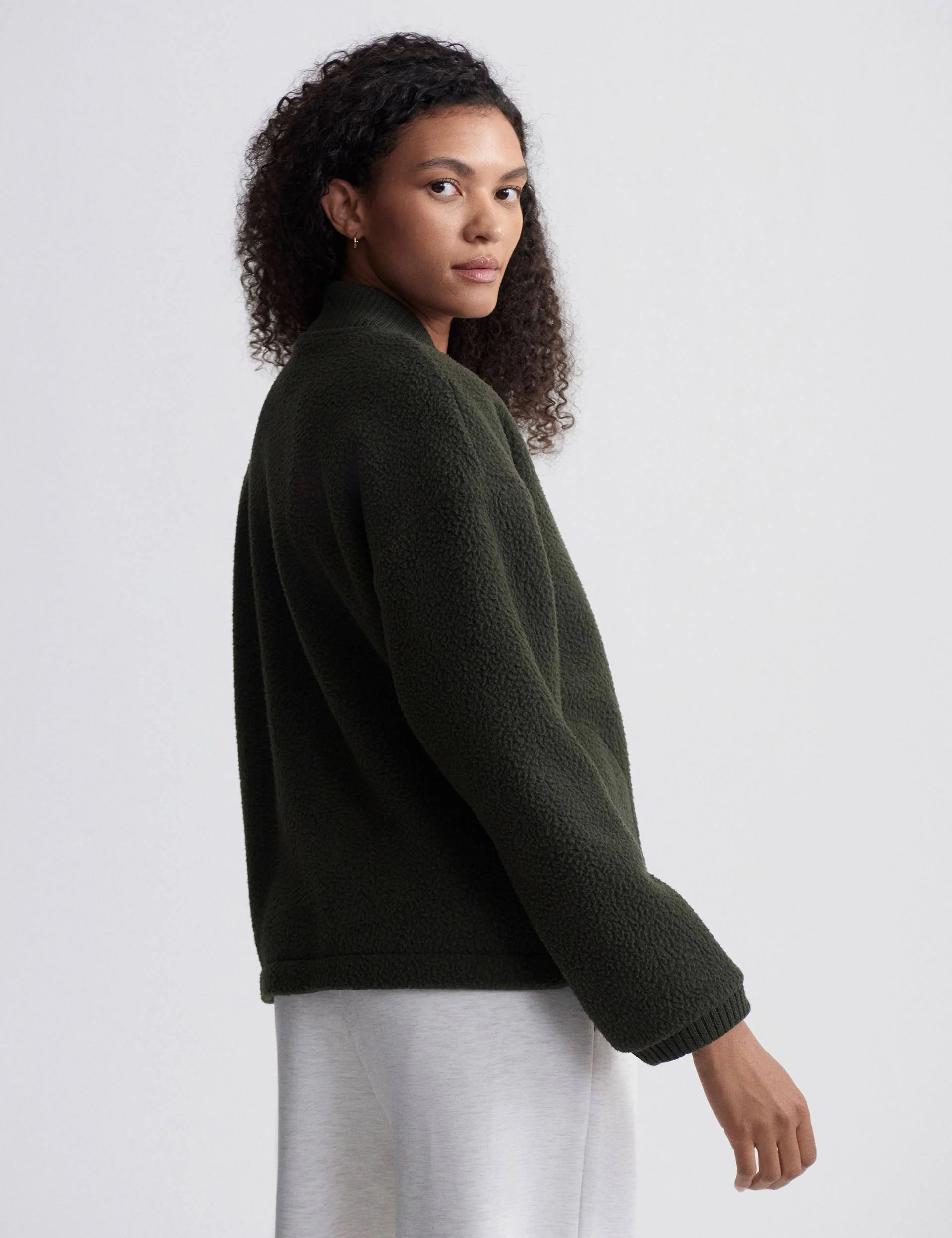 Willmont Patch Pocket Fleece - Dark Resin Green