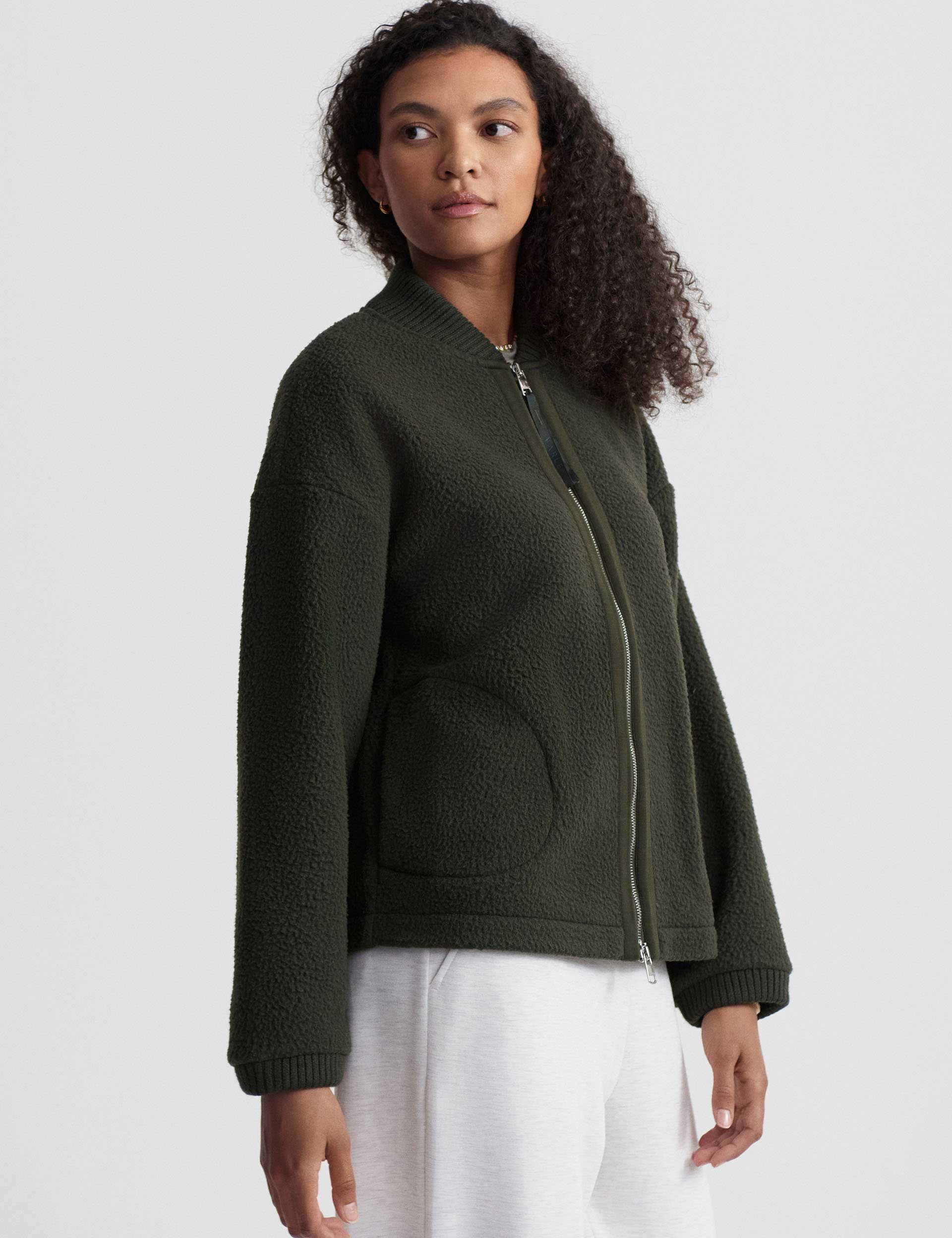 Willmont Patch Pocket Fleece - Dark Resin Green