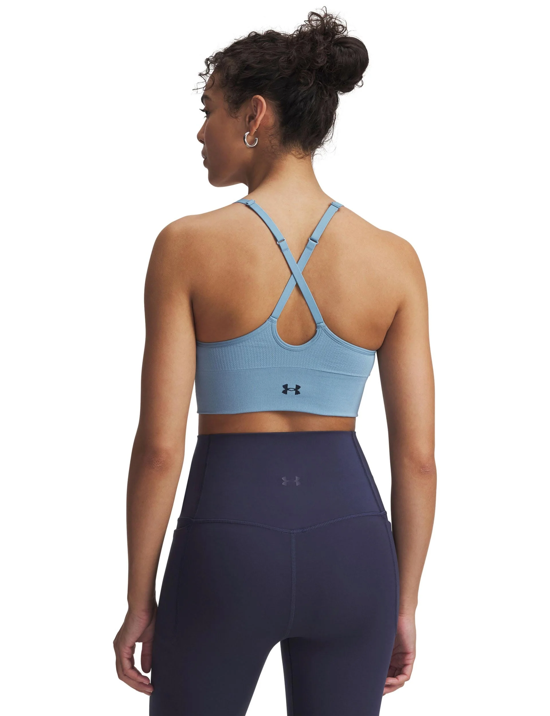Vanish Seamless Low Sports Bra - Blue Smoke/Washed Navy