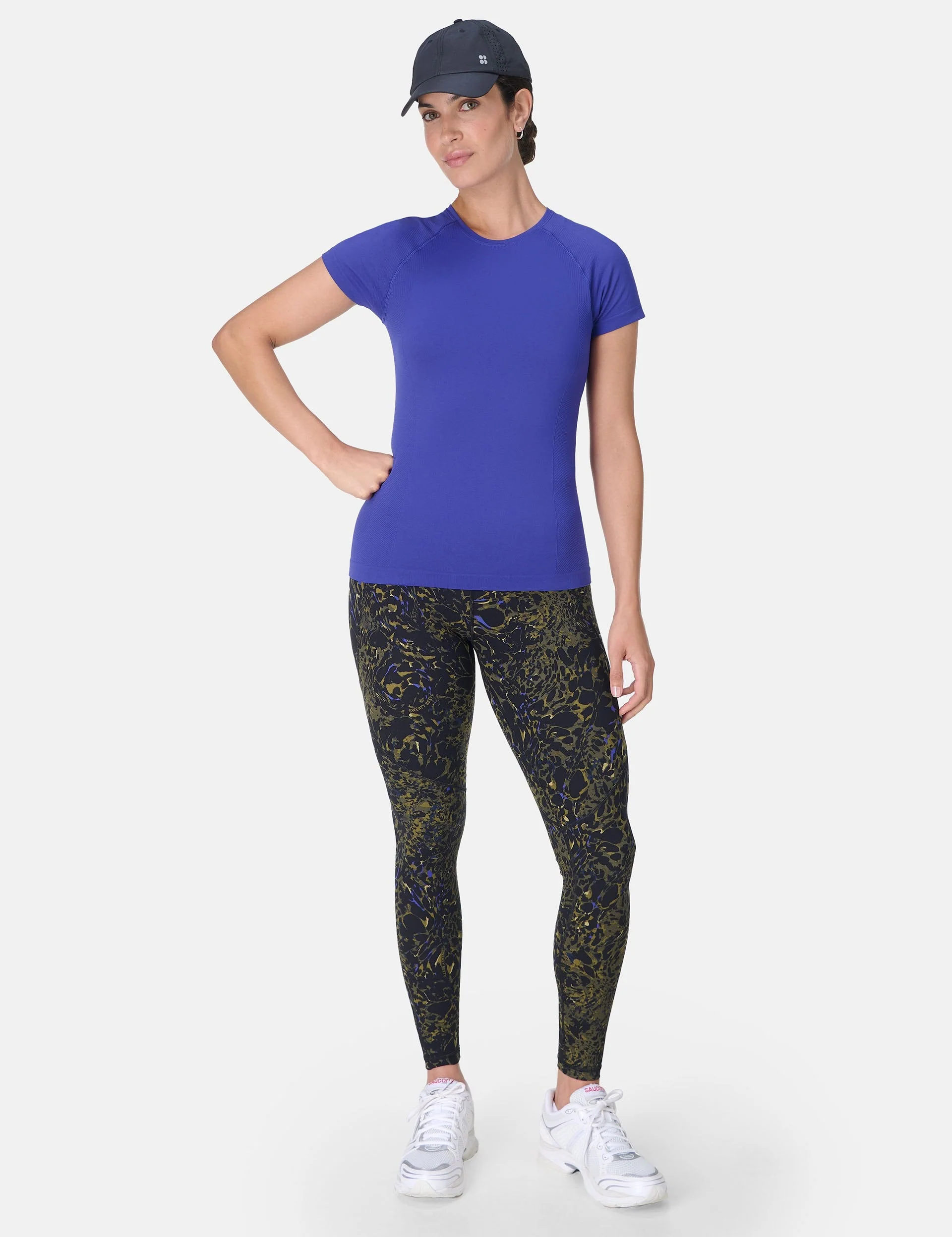 Athlete Seamless Workout T-Shirt - Rich Blue
