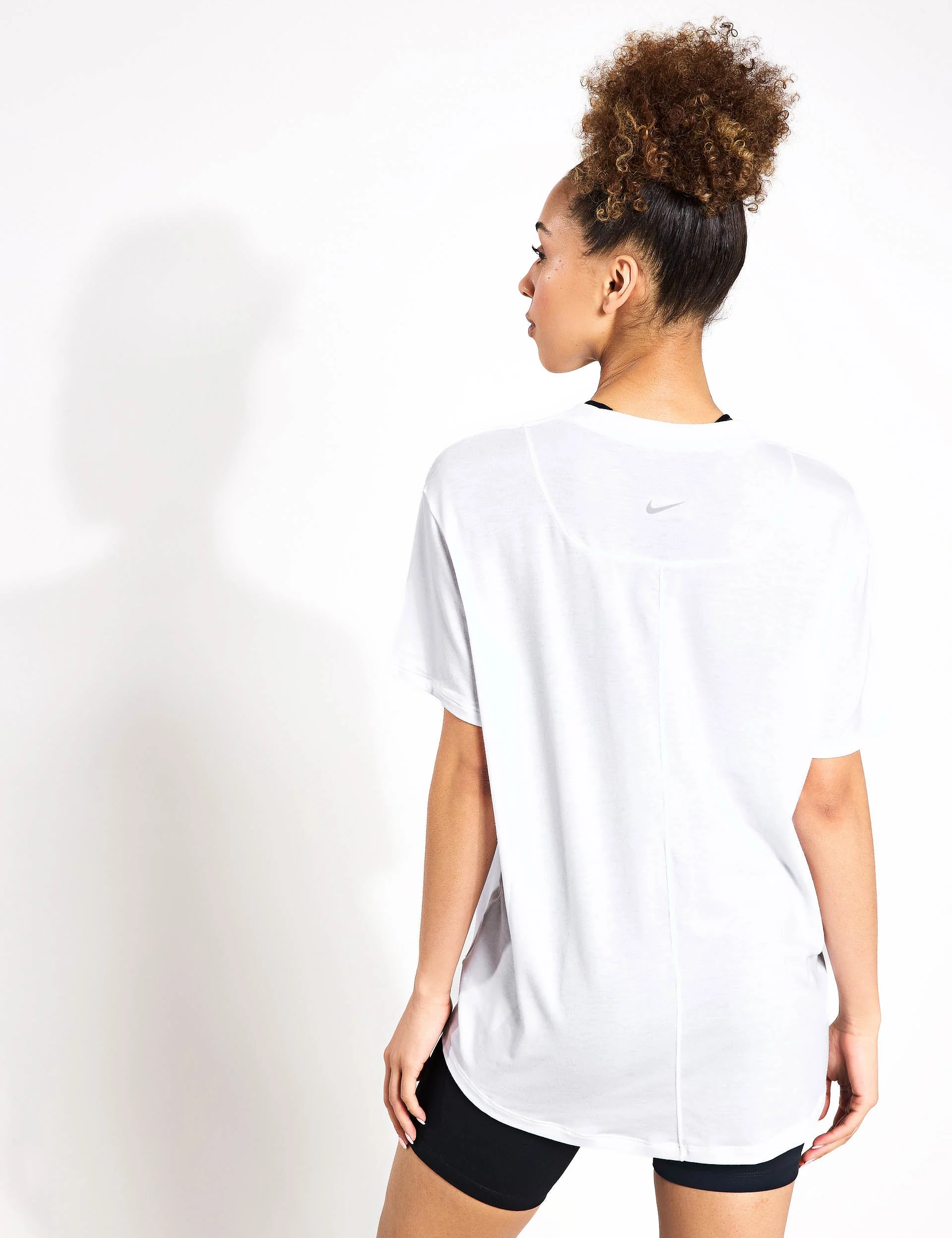 One Relaxed Dri-FIT Short-Sleeve Top - White/Black
