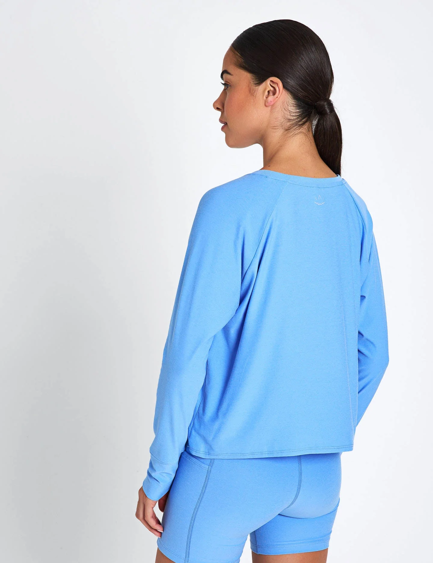 Featherweight Daydreamer Pullover - Flower Blue Heather