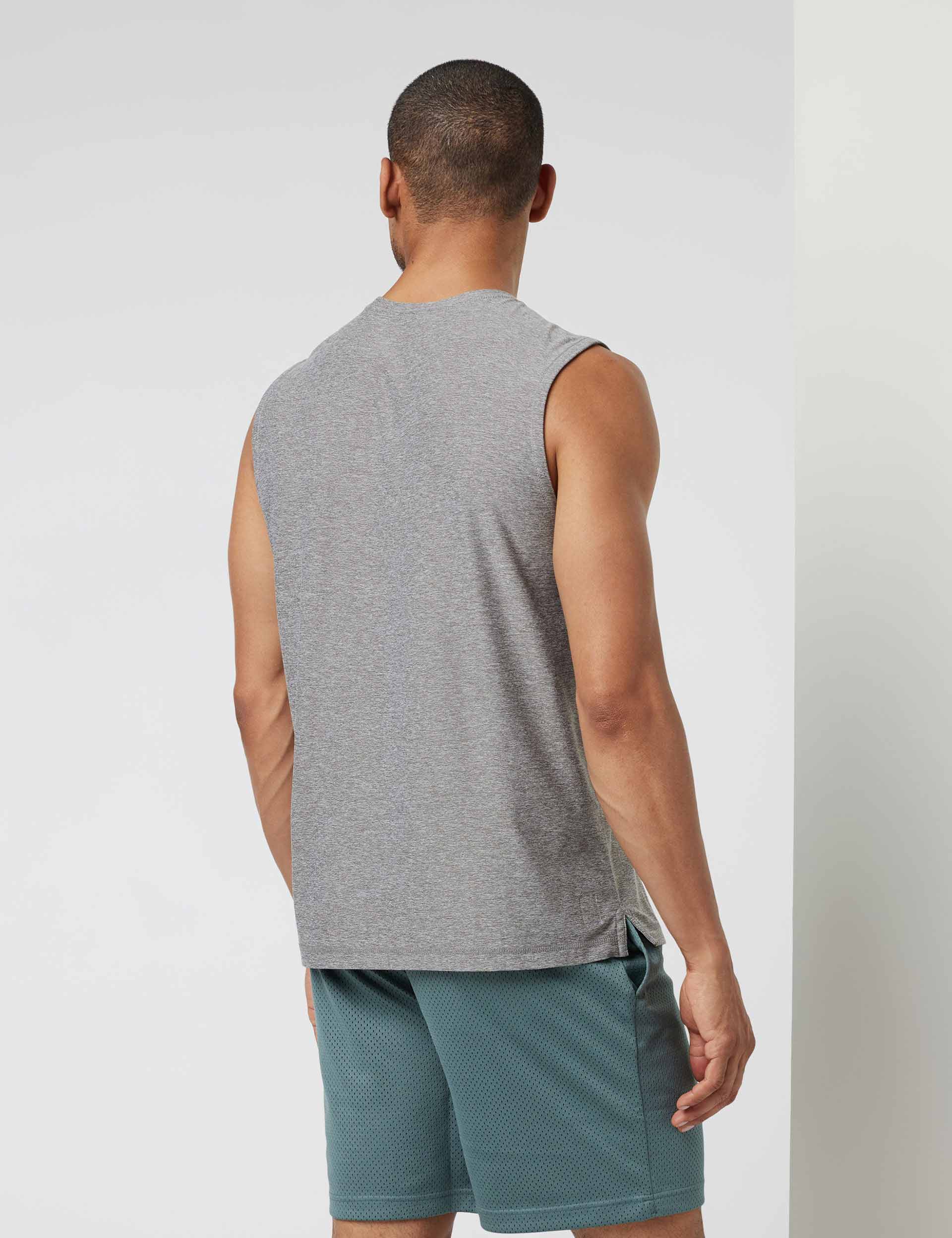 Strato Muscle Tee - Heather Grey