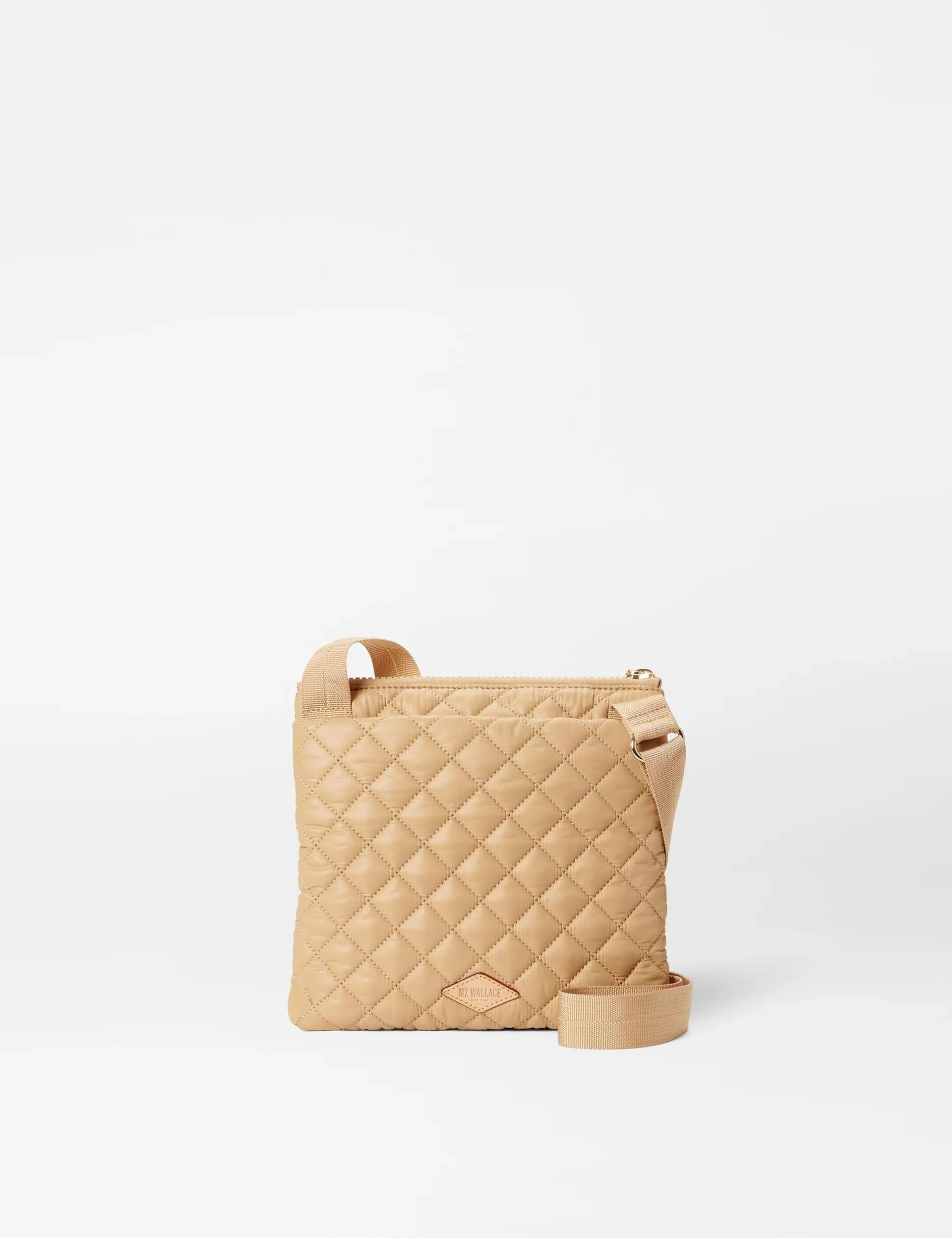 Metro Flat Crossbody - Camel