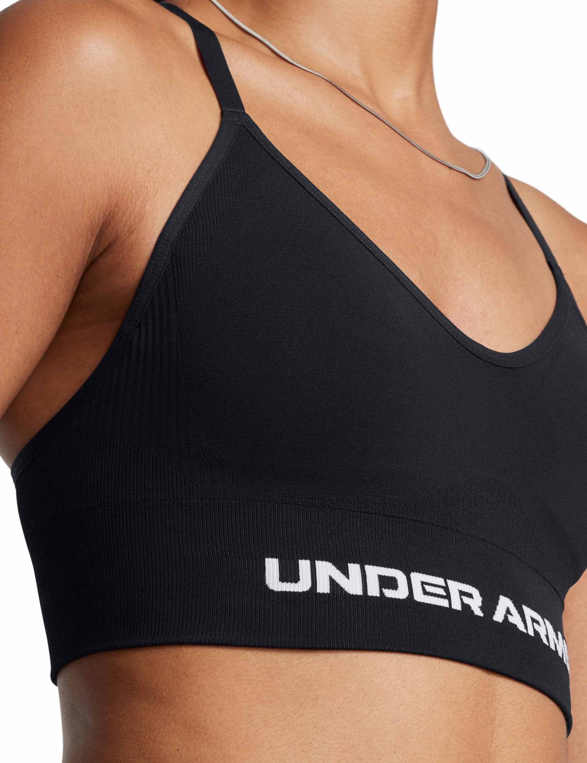 Vanish Seamless Low Sports Bra - Black/White