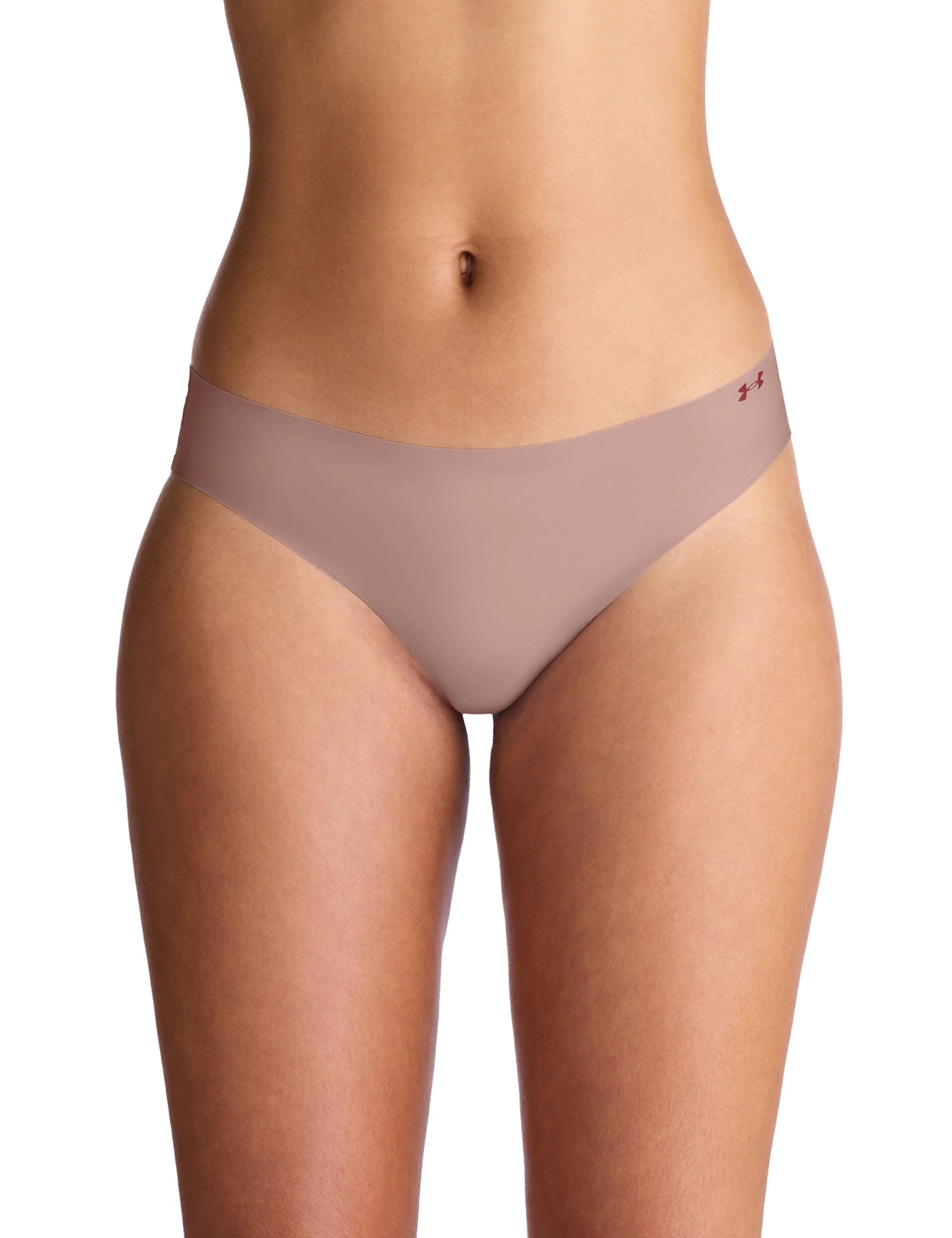 Pure Stretch 3-Pack No Show Bikini - Tourmaline Pink/Fuchsia Dusk/Dark Maroon