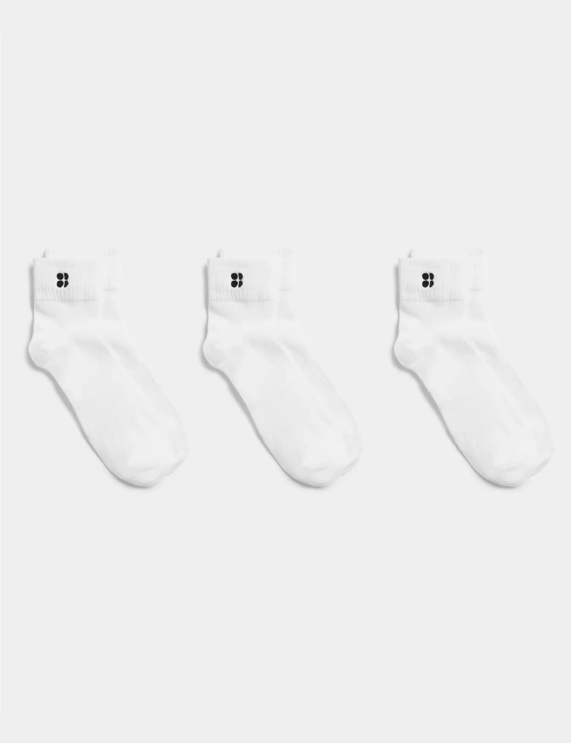 Essentials Mid 3 Pack - White
