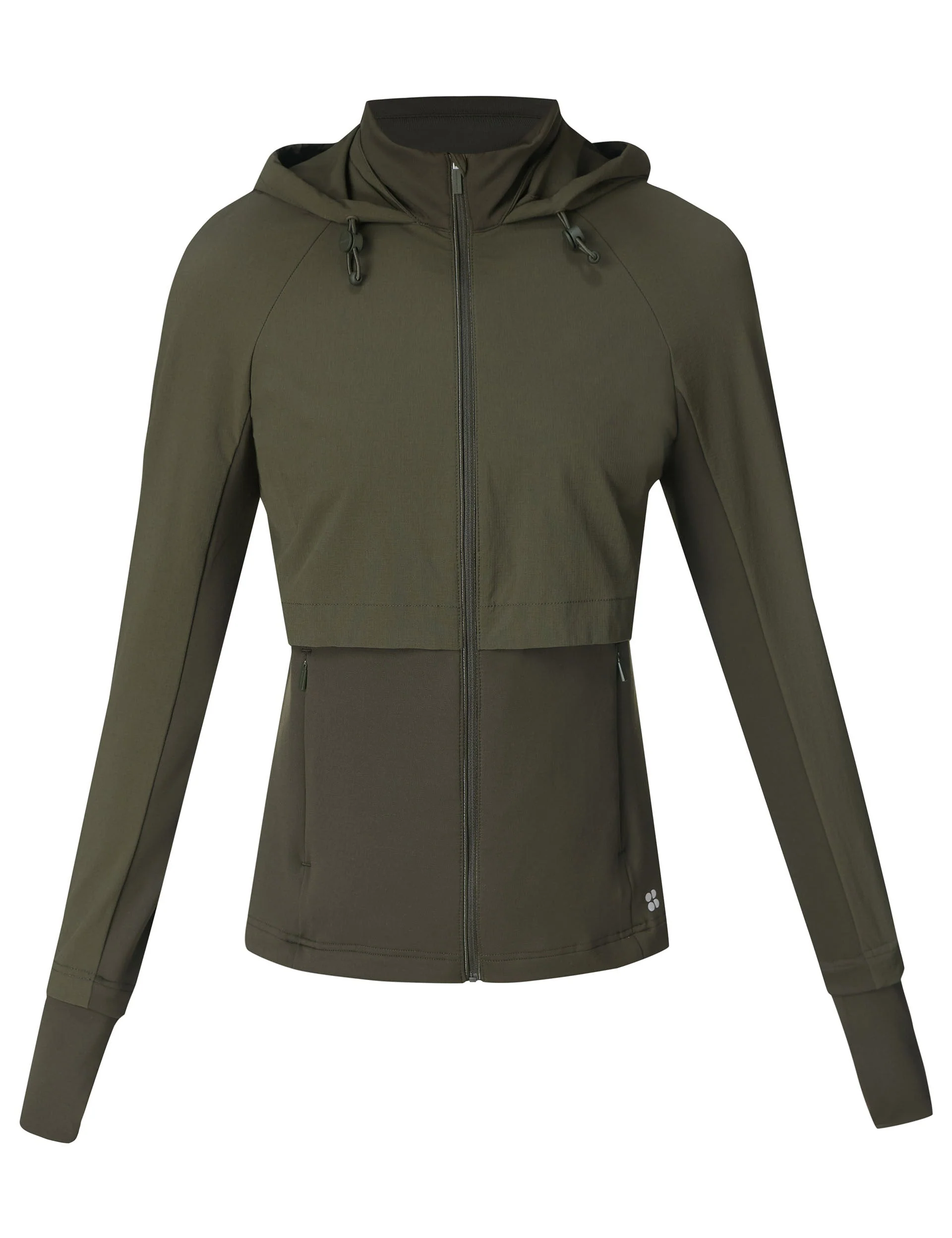 Pro Run Water Resistant Run Jacket - Nori Green