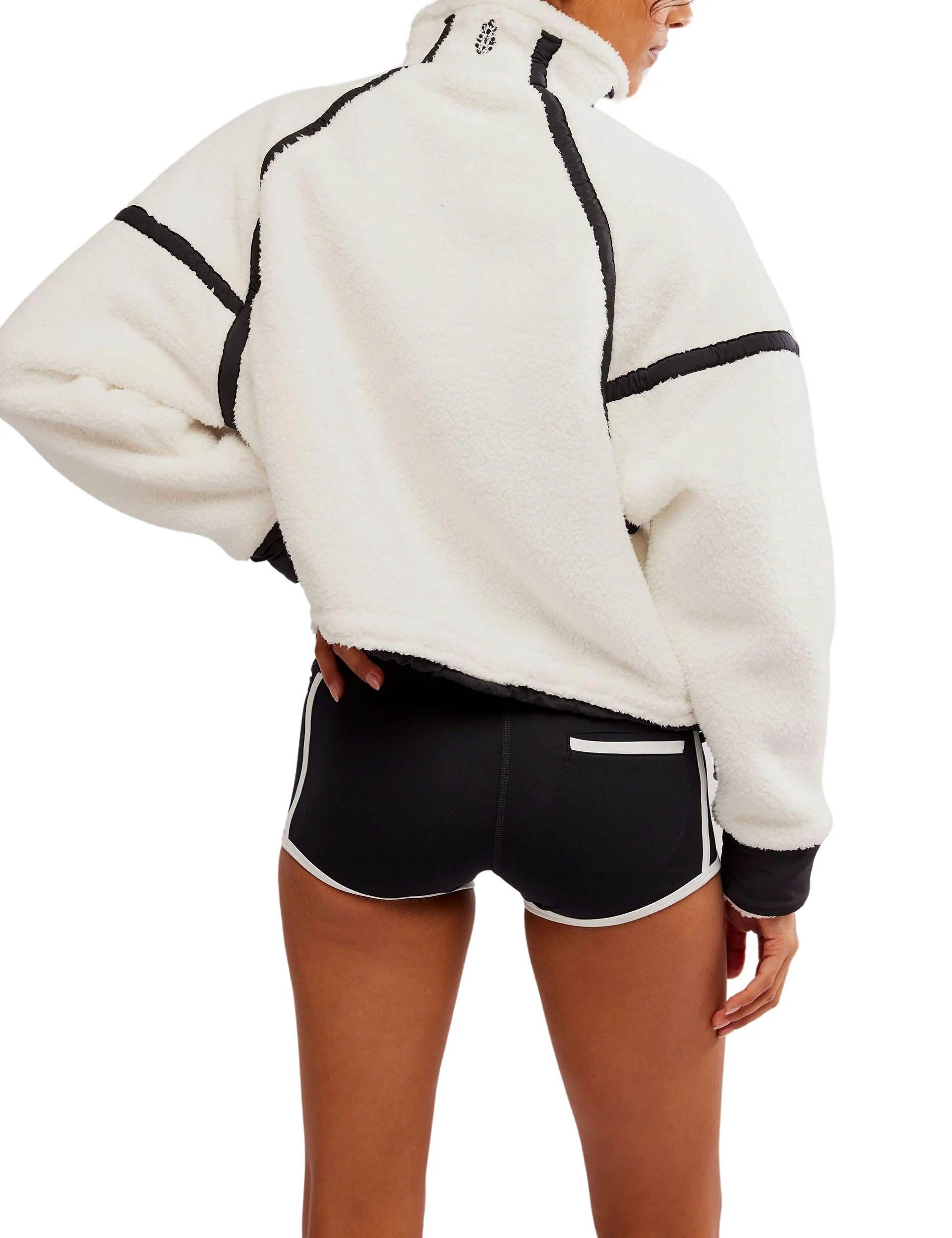 Mountain High 1/2 Zip Fleece - White Combo