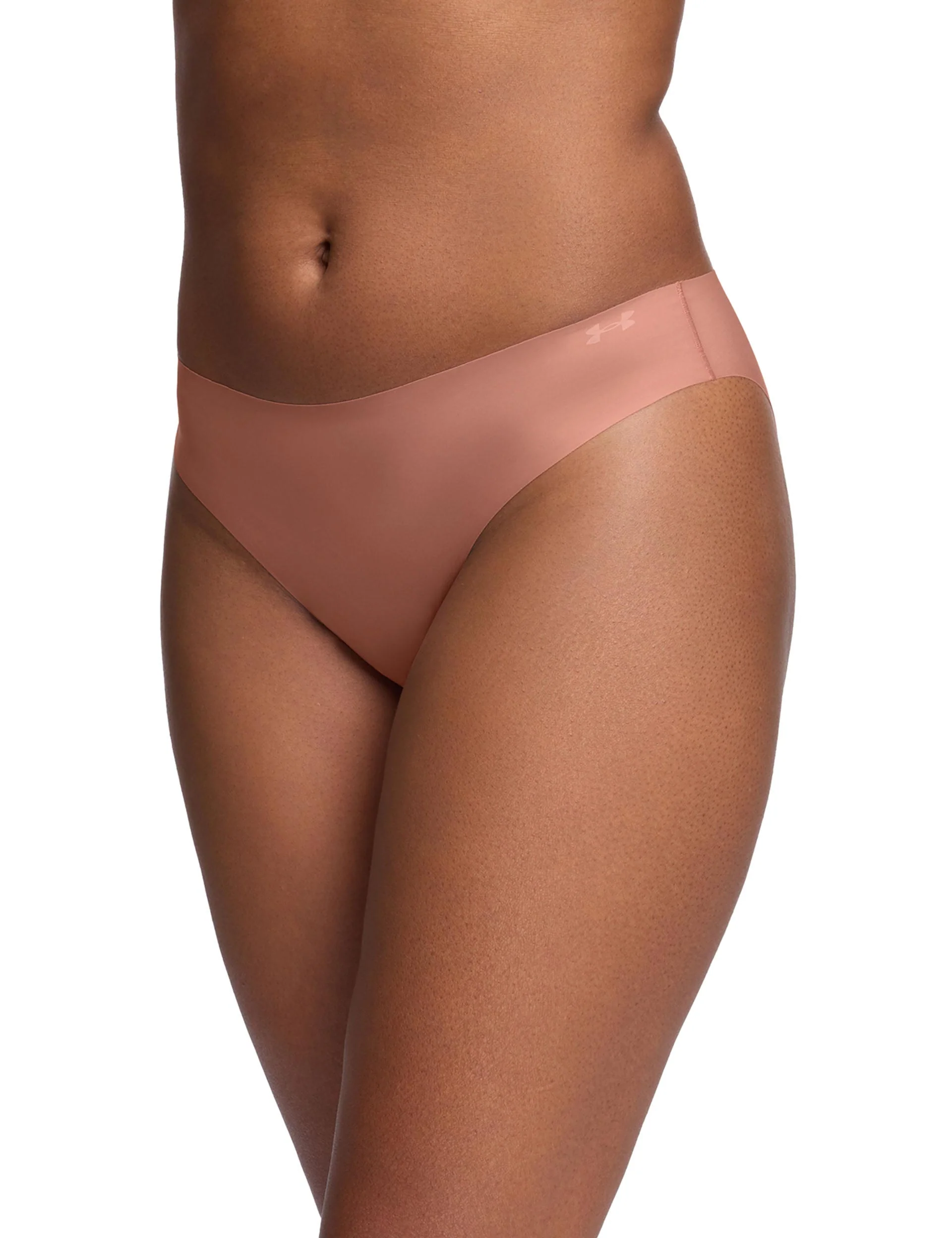 Pure Stretch 3-Pack No Show Bikini - Canyon Pink/Grey Matter/Grey Dawn