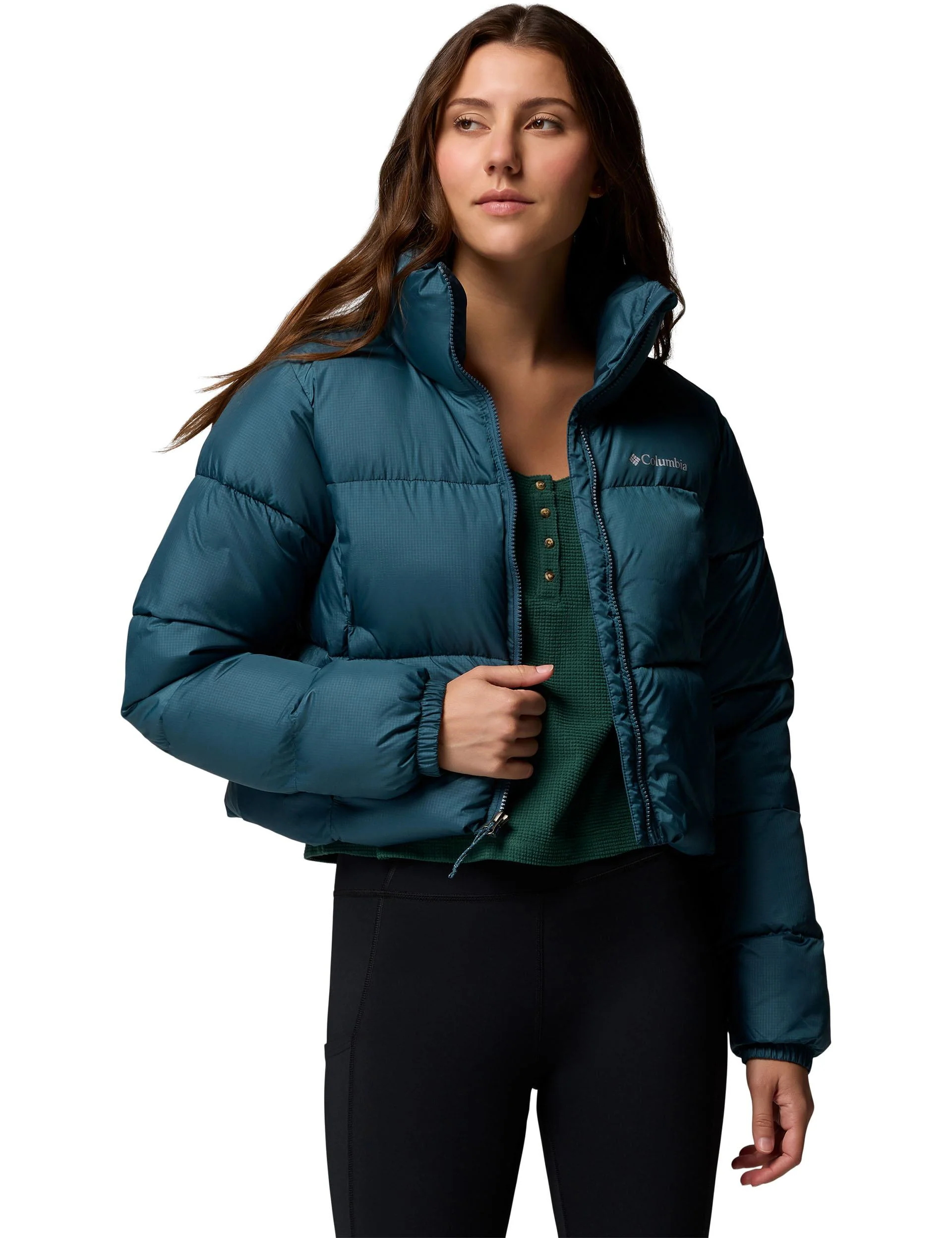 Puffect II Cropped Puffer Jacket - Everblue