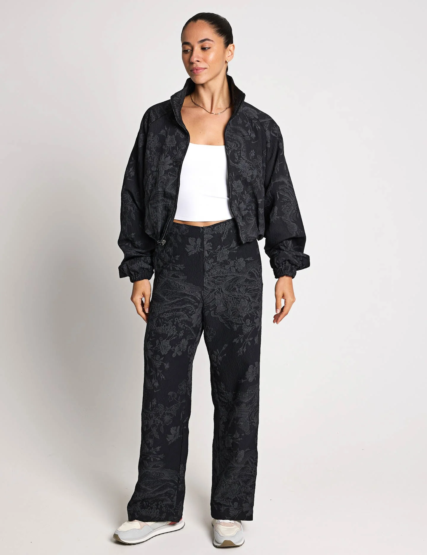 Sportswear Collection Jacquard Track Pants - Black/Anthracite