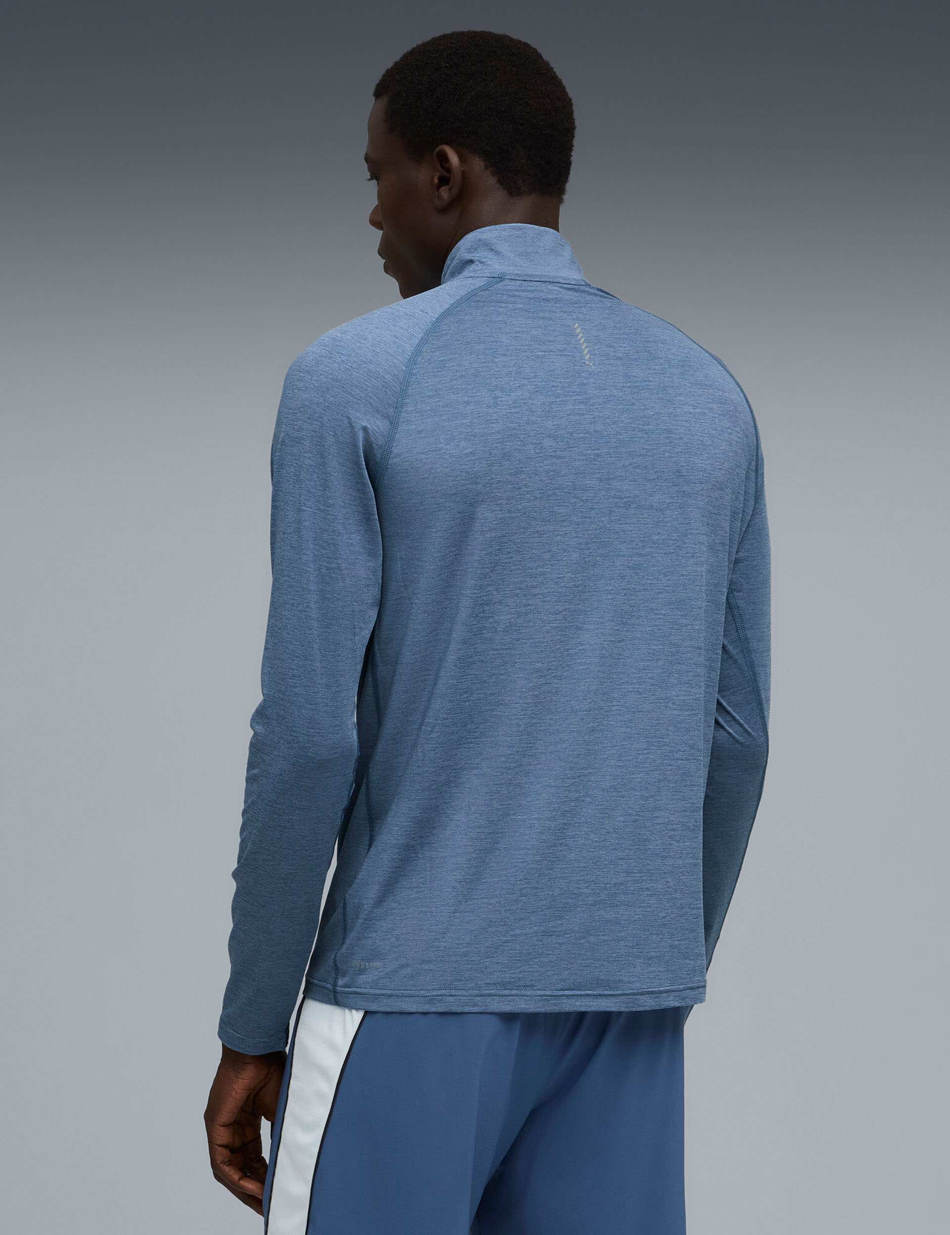 Run Velocity Cloudspun 1/4 Zip - Dark Indigo-heather