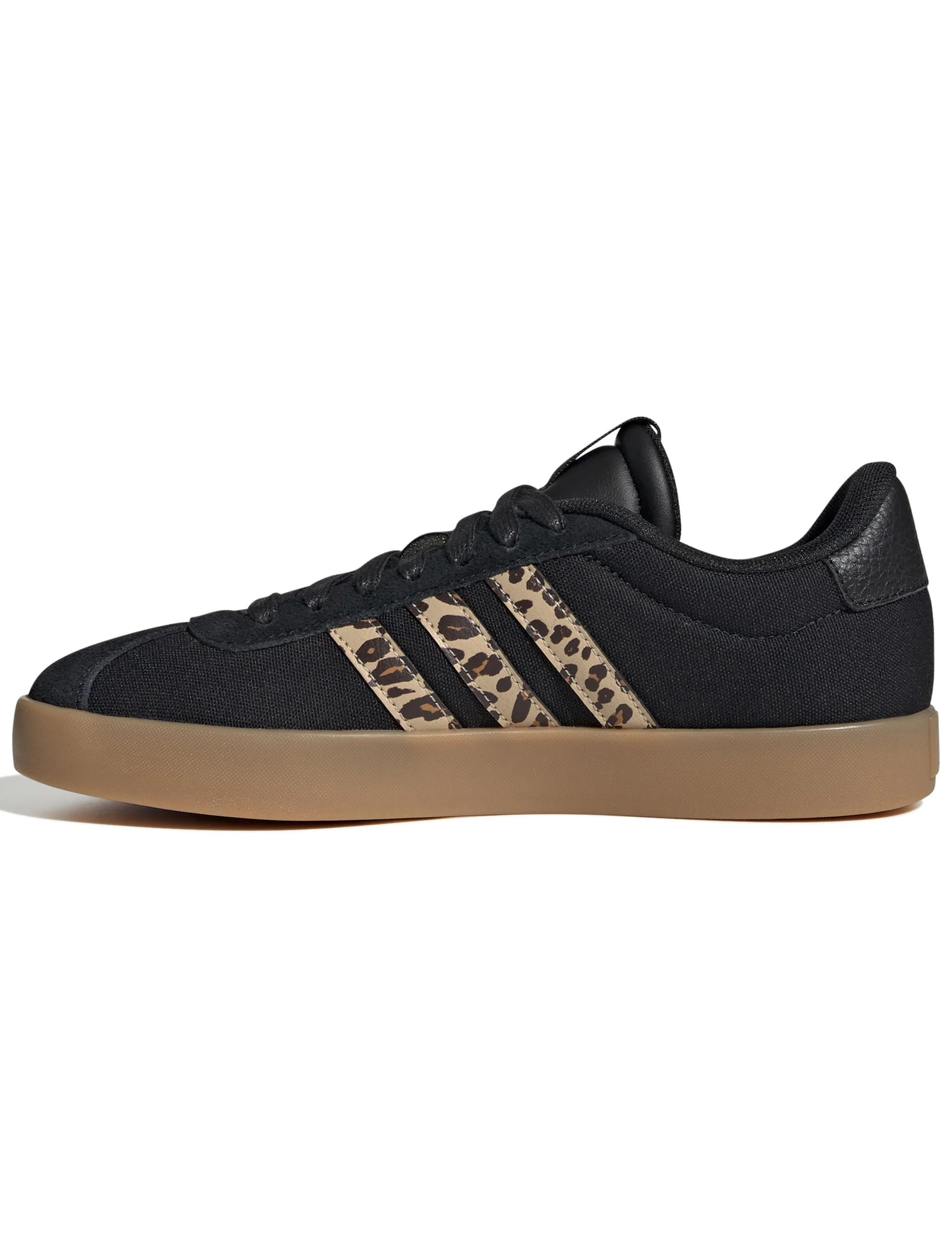 VL Court 3.0 Shoes - Core Black/Shadow Brown/Matte Gold