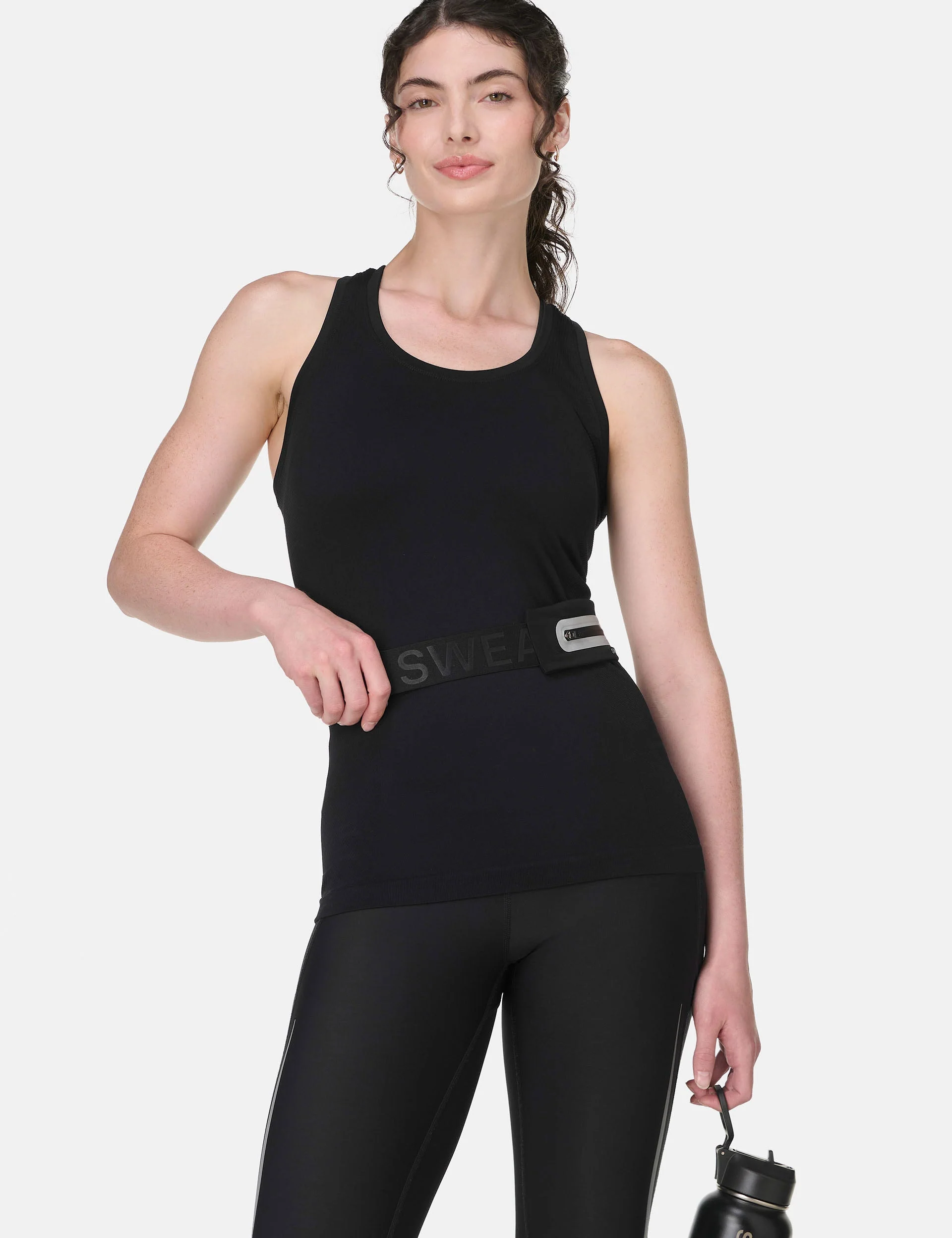 Athlete Seamless Workout Vest - Black