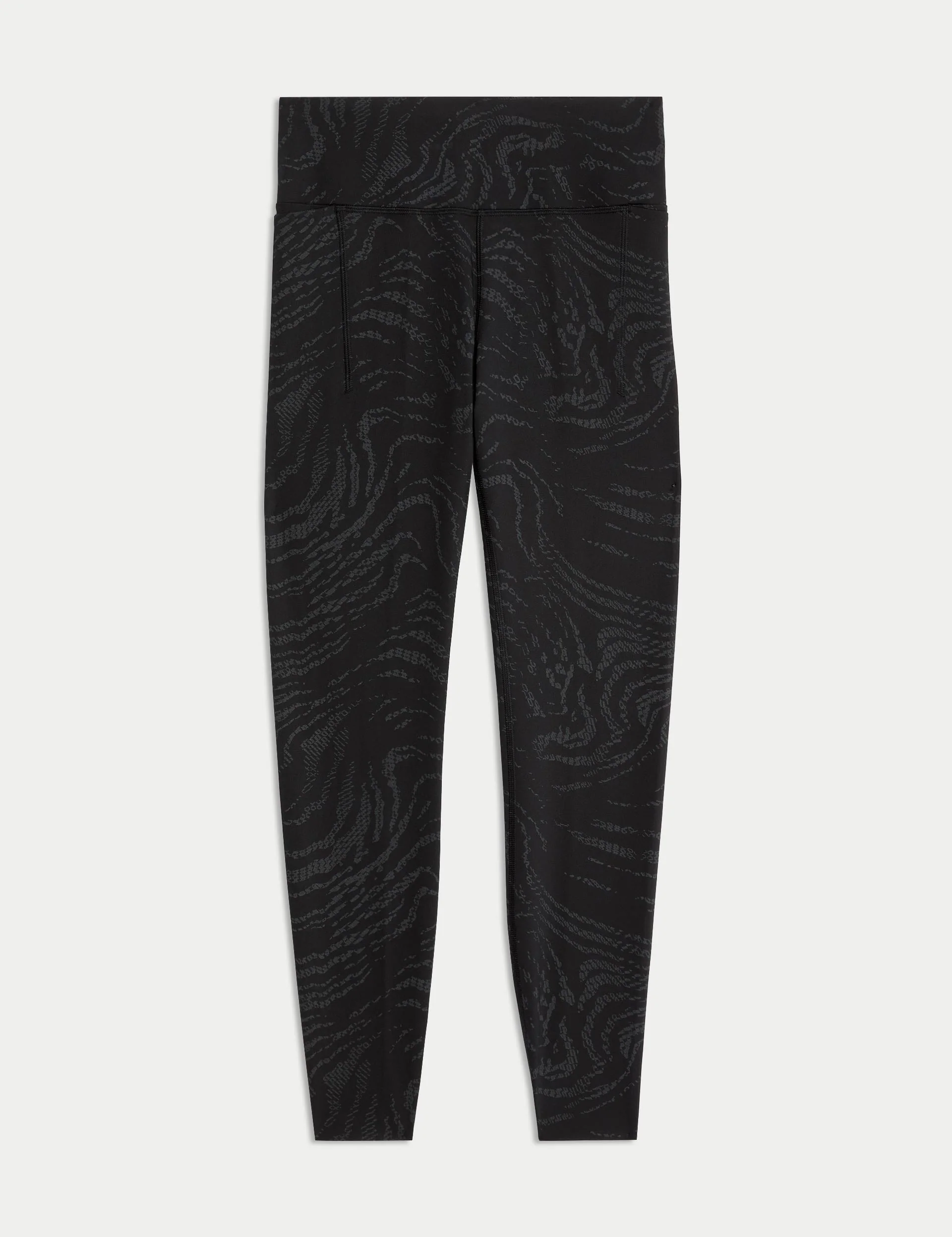 Go Move Reflective Gym Leggings - Black/Silver